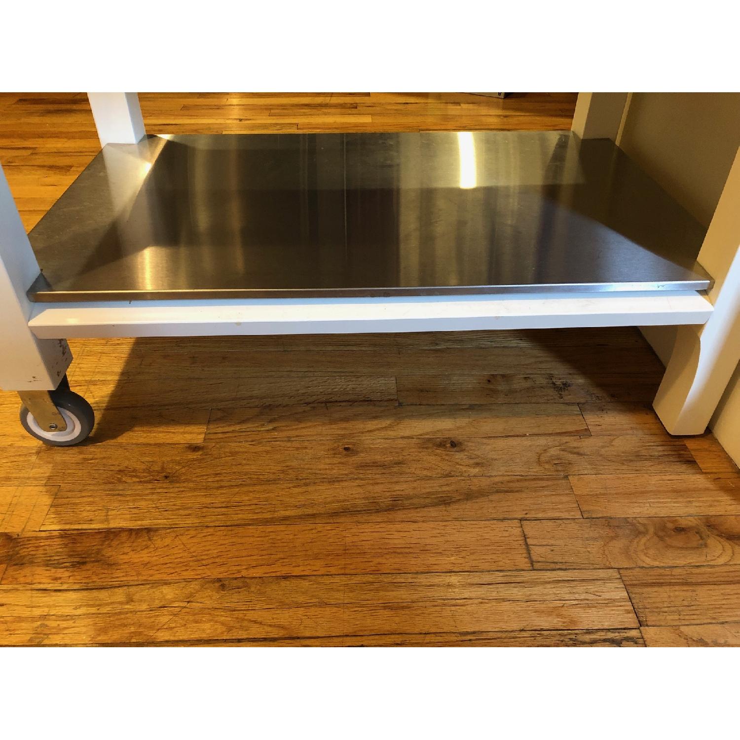 Ikea Stenstorp Kitchen Cart in White Oak - image-7