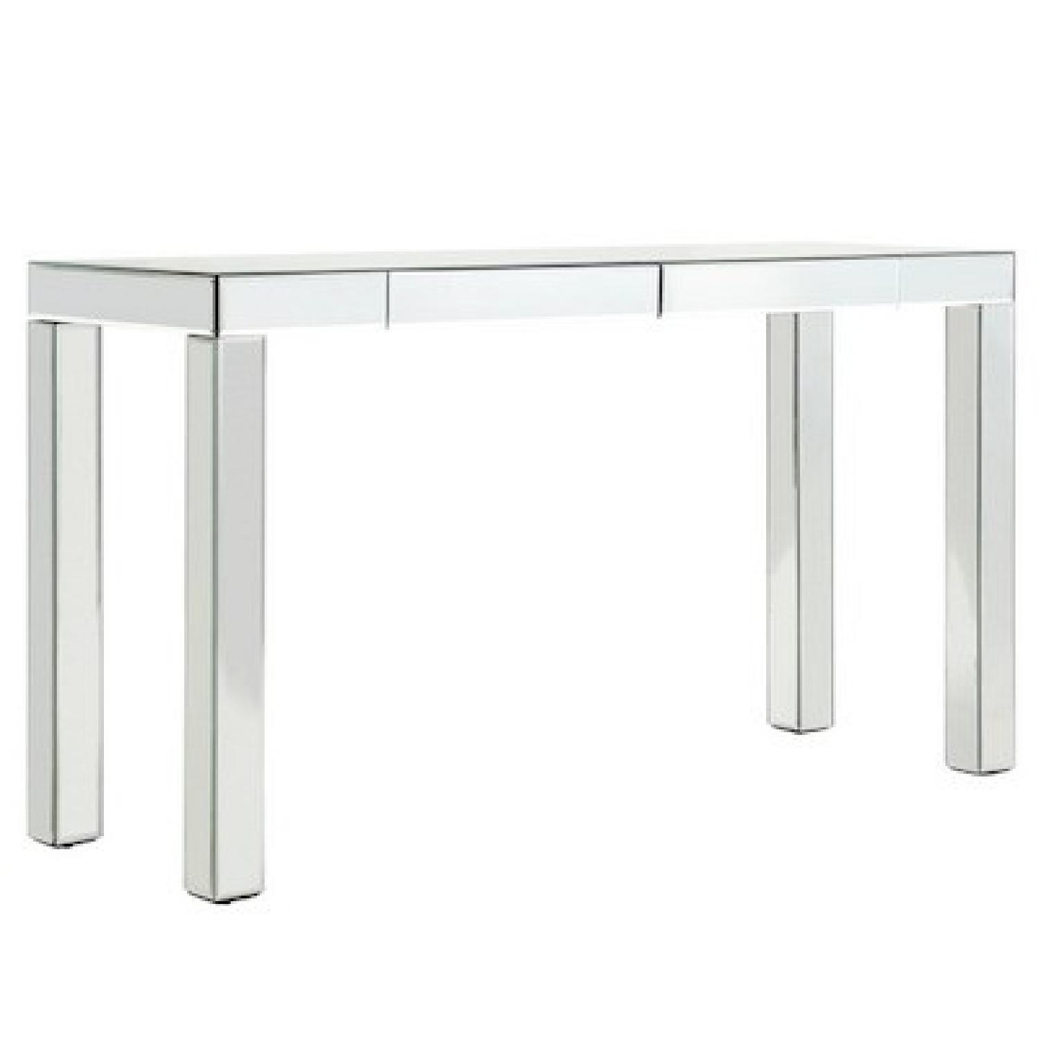 West Elm Mirror Console Table AptDeco
