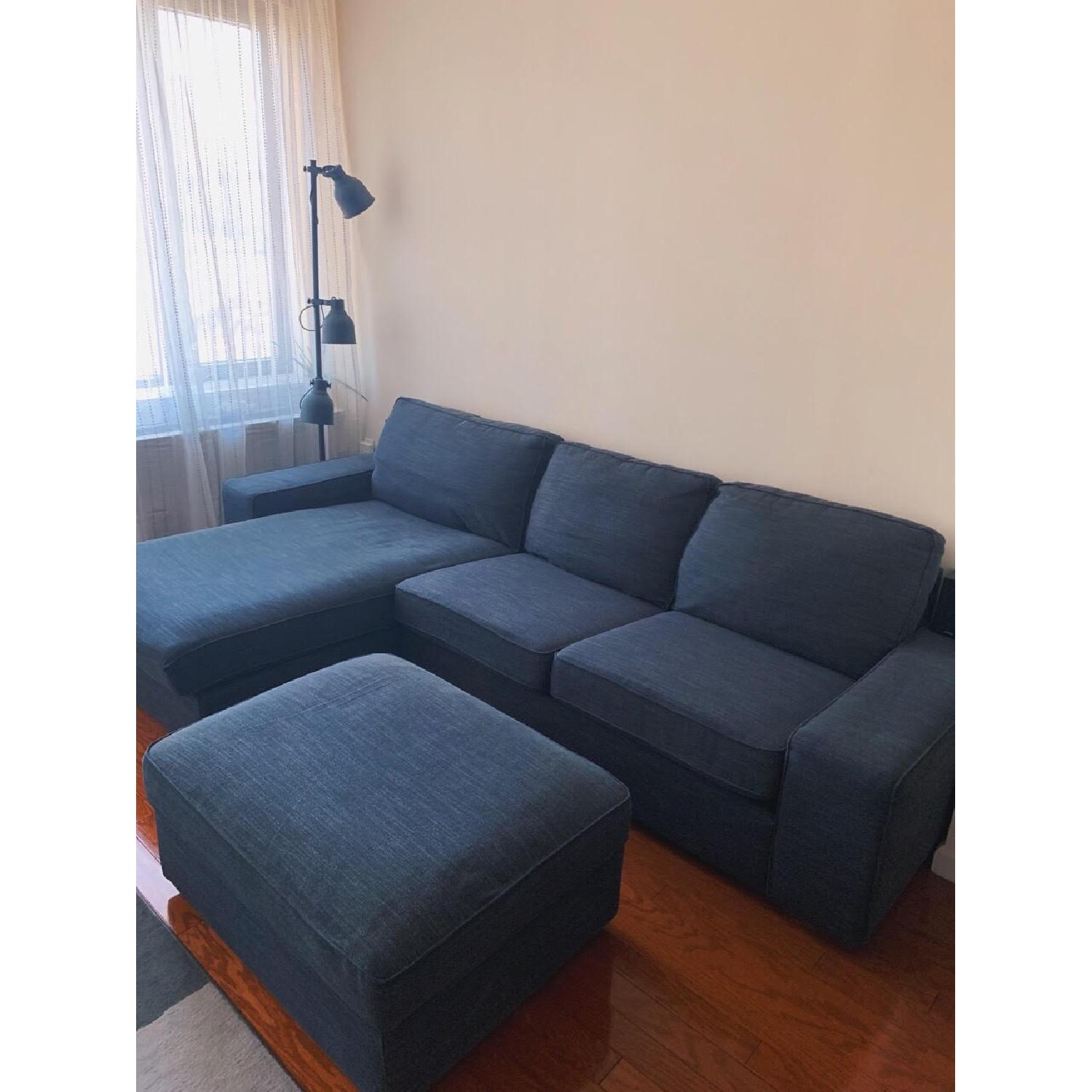 Ikea Kivik Sectional Sofa in Anthracite - image-1