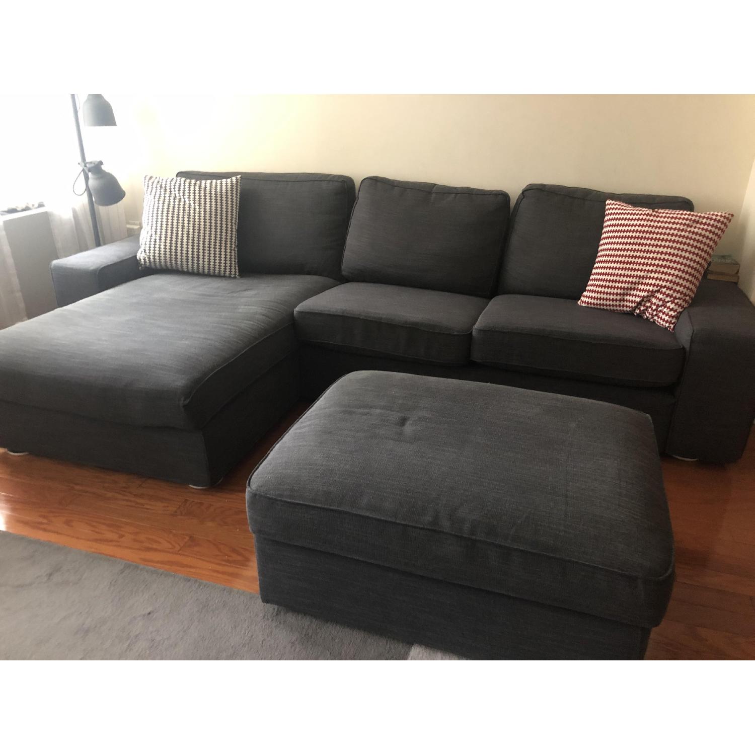 Ikea Kivik Sectional Sofa in Anthracite - image-3