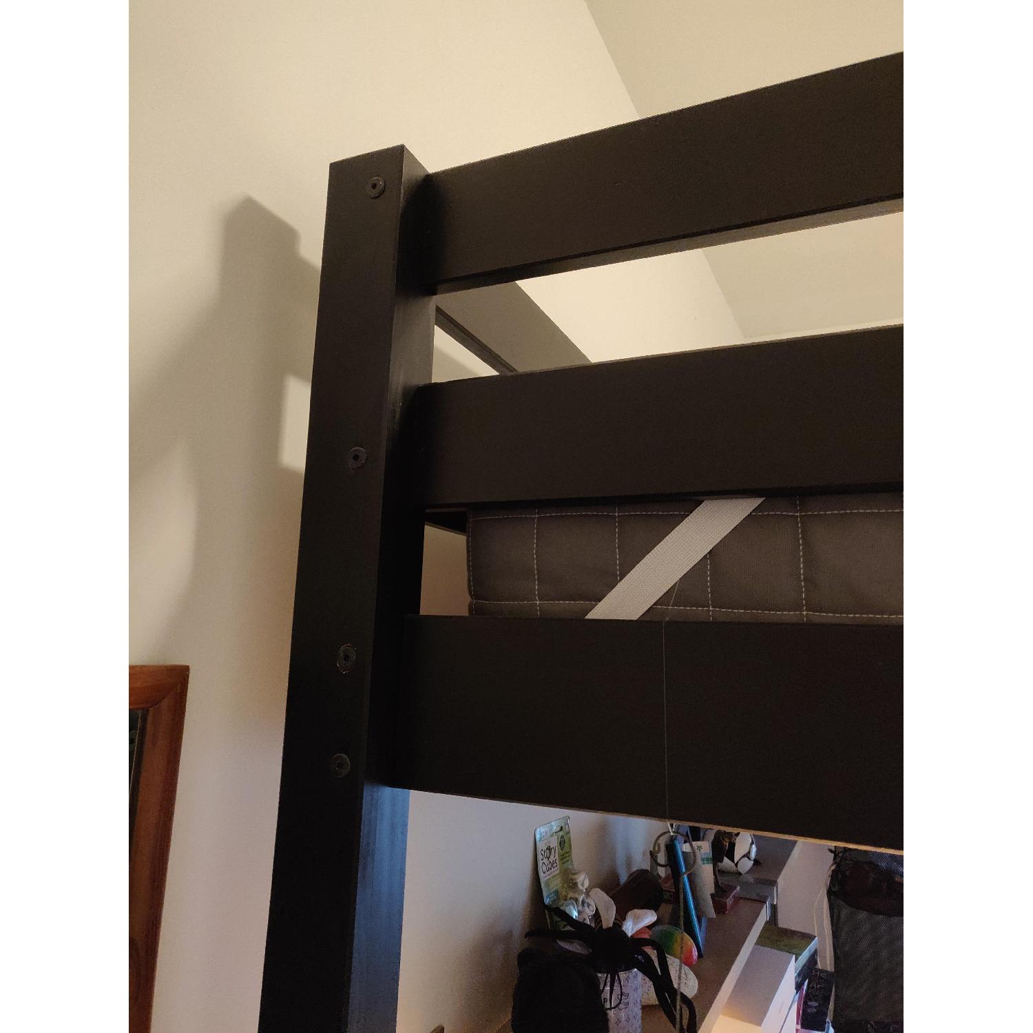 Ikea Stora Loft Bed in Black Wood - image-5