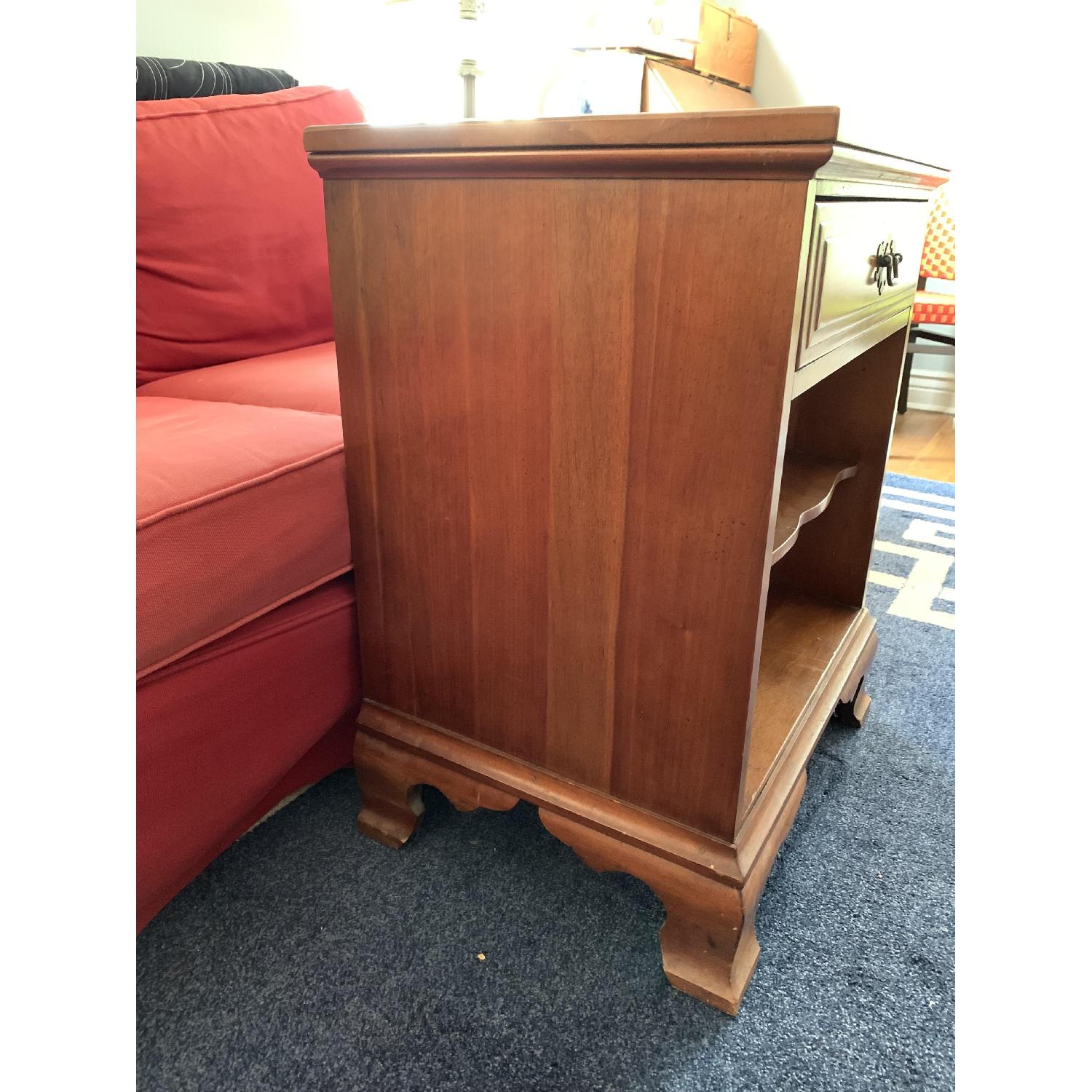 Davis Cabinet Company Vintage Cherry Bedside Table - image-3