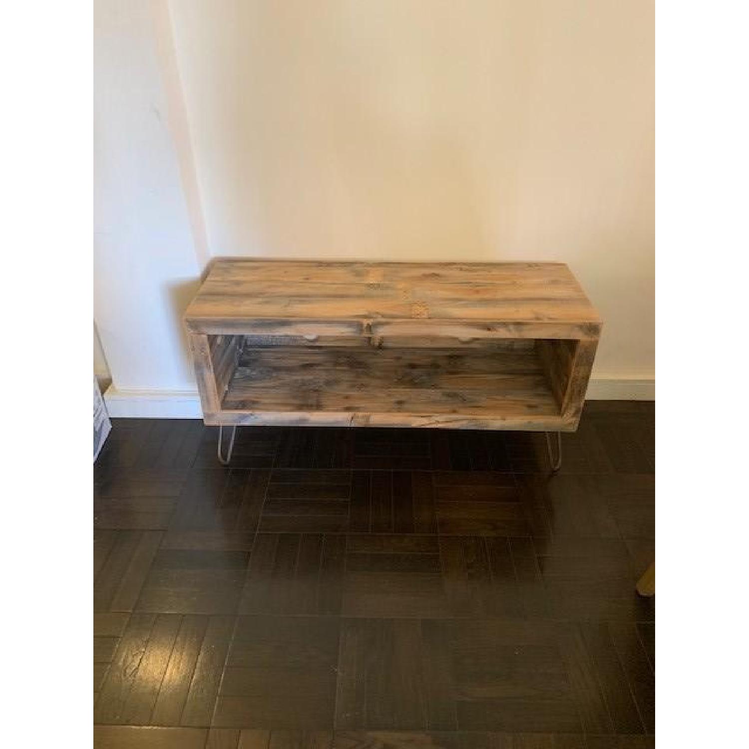 JW Atlas Wood Co. Reclaimed Wood Console Table - image-3