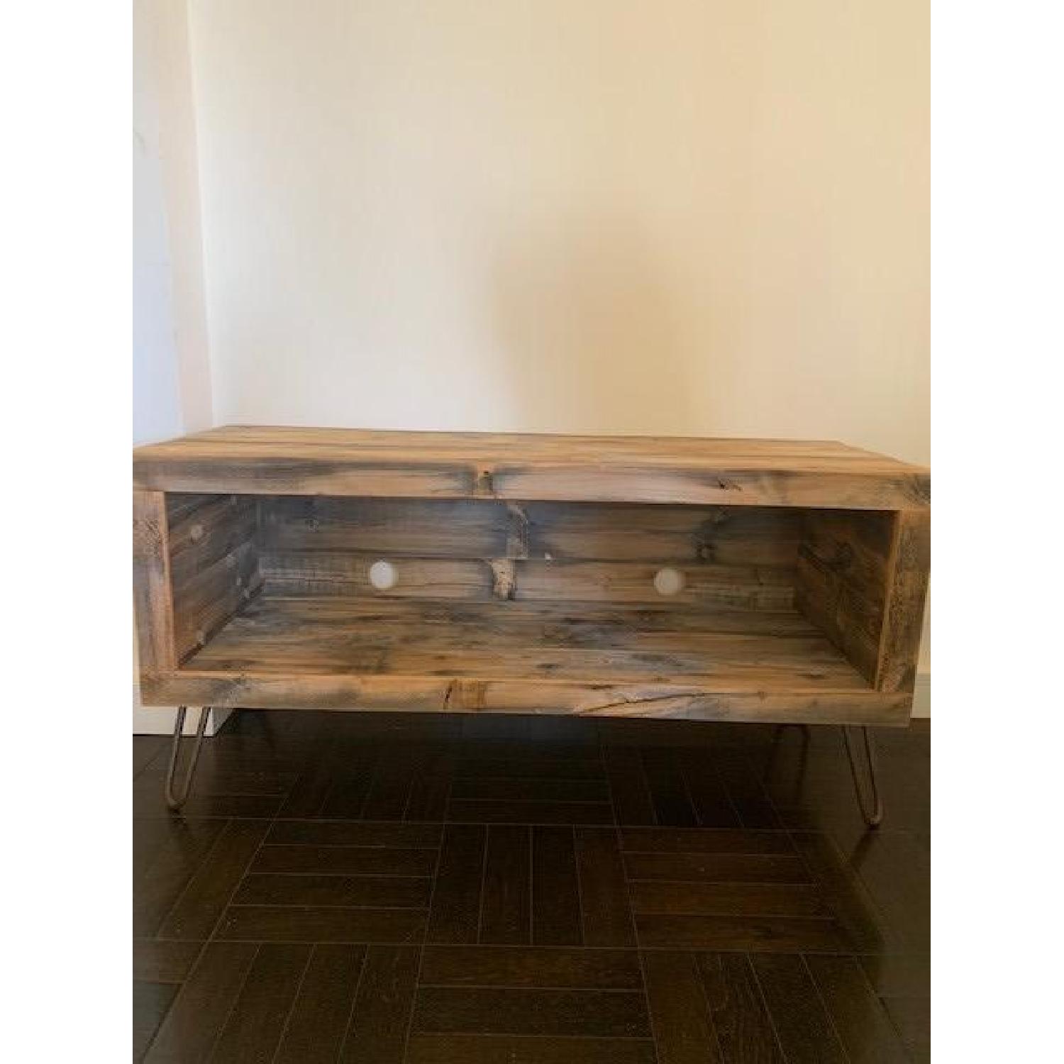 JW Atlas Wood Co. Reclaimed Wood Console Table - image-4