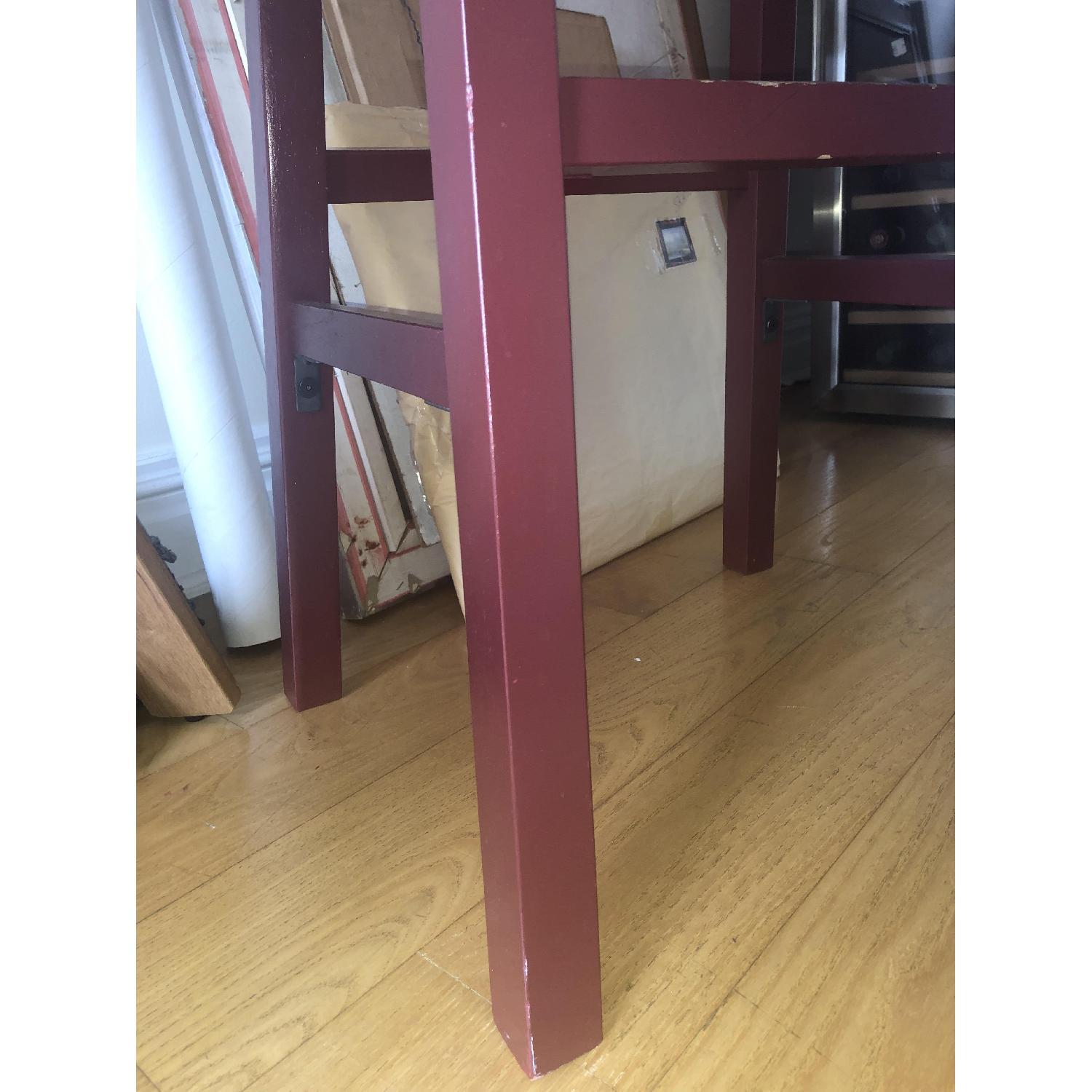 Winsome Wood Satori Saddle Seat Bar Stools in Crimson - image-7