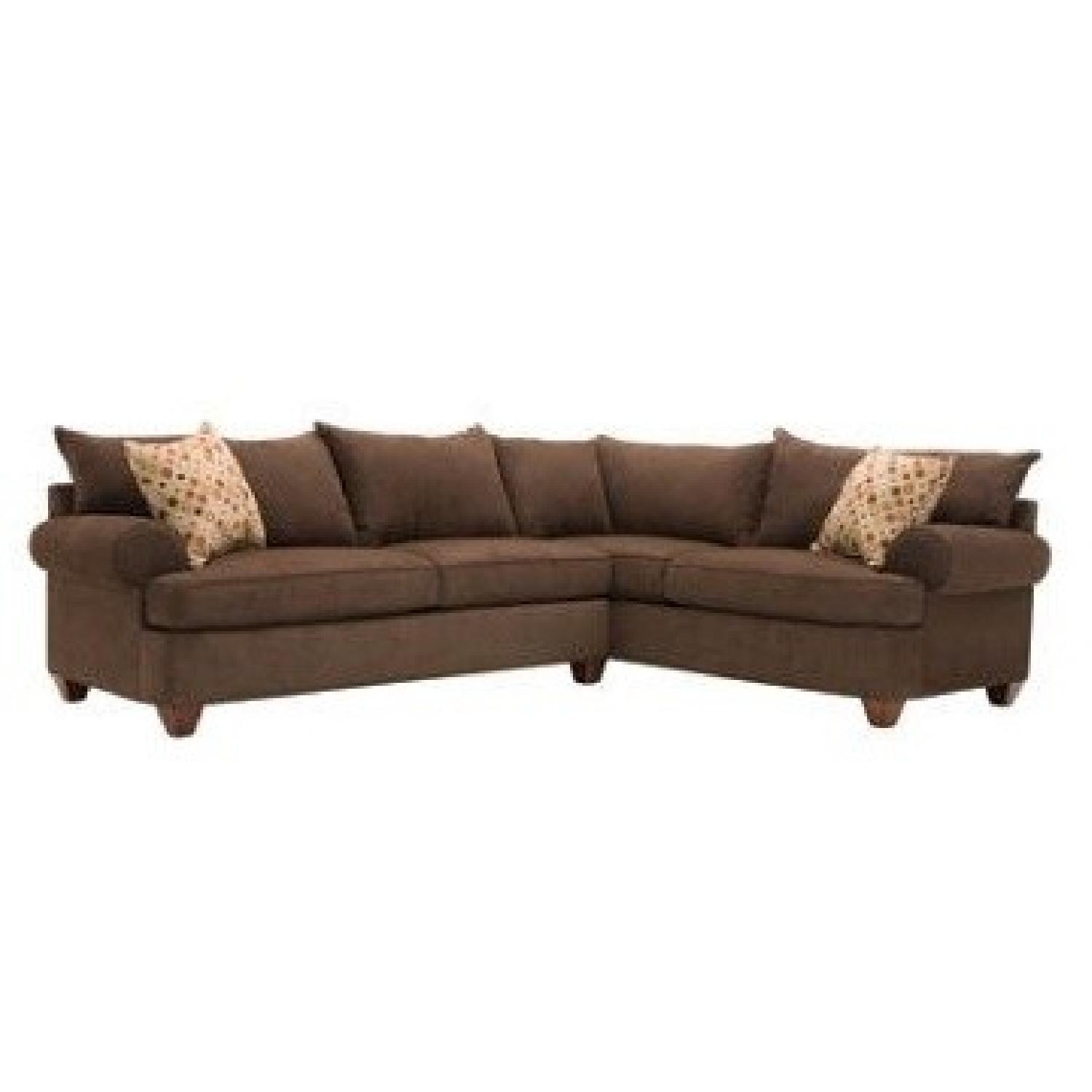 Raymour & Flanigan LShaped Sleeper Sectional Sofa AptDeco