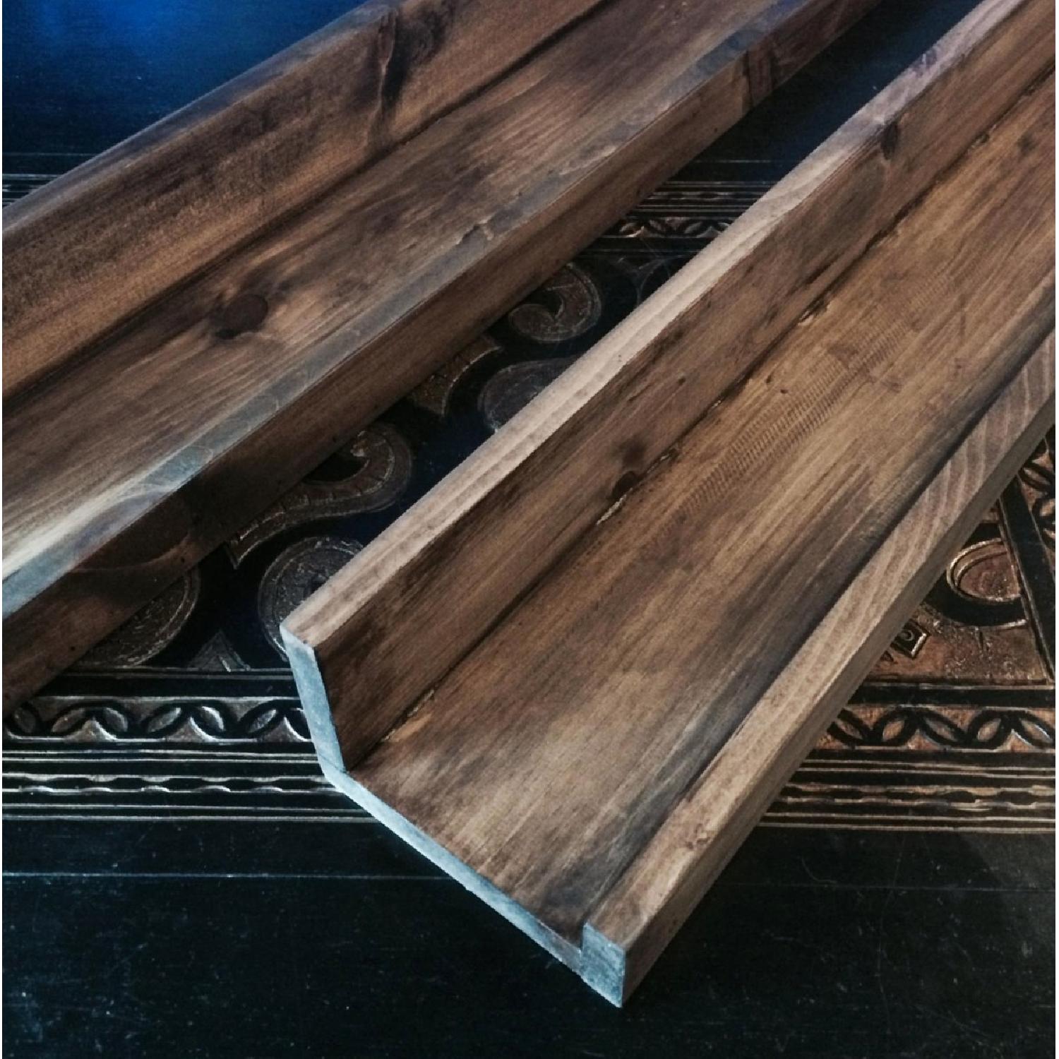 Custom Made Wall Ledge in Chestnut - image-1