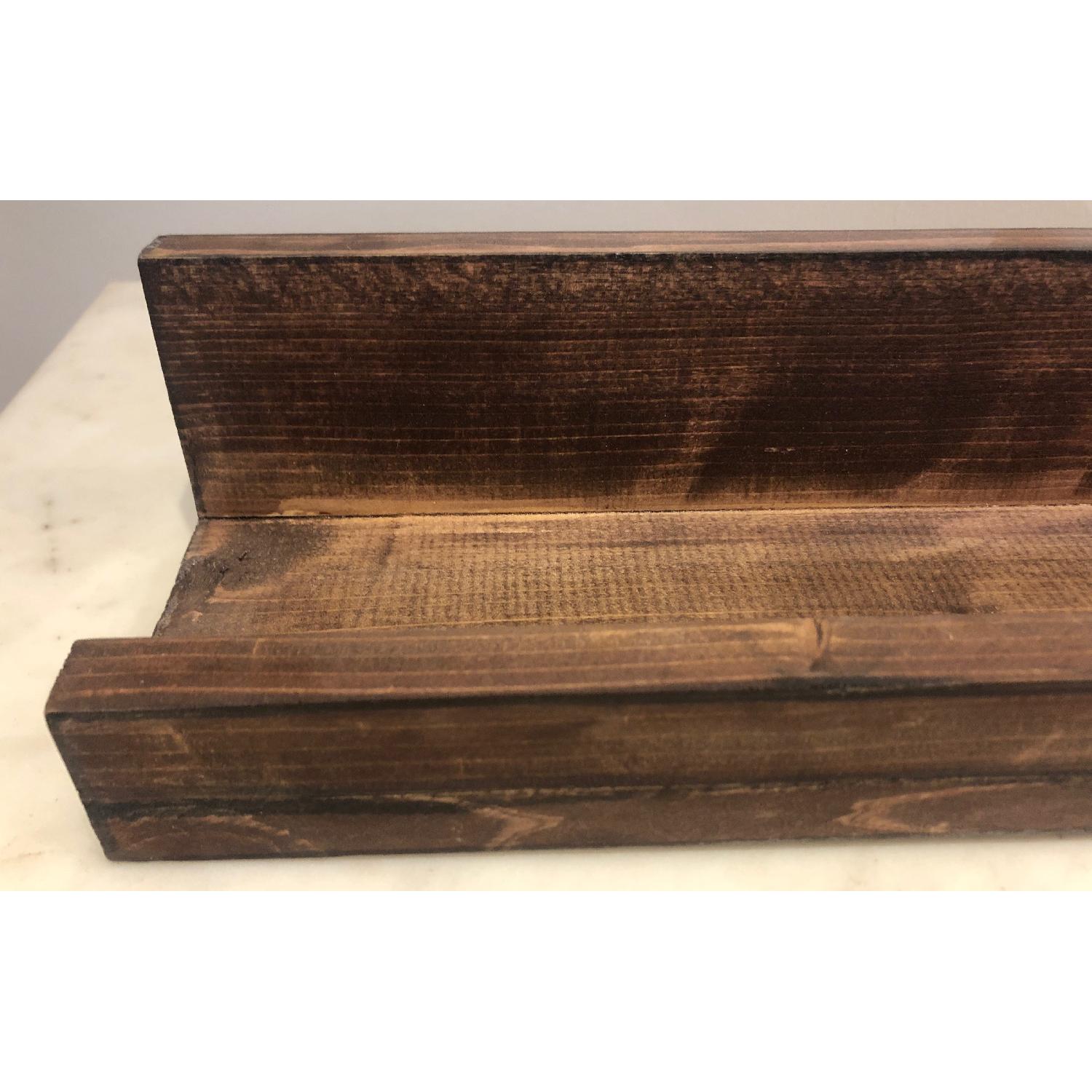 Custom Made Wall Ledge in Chestnut - image-4