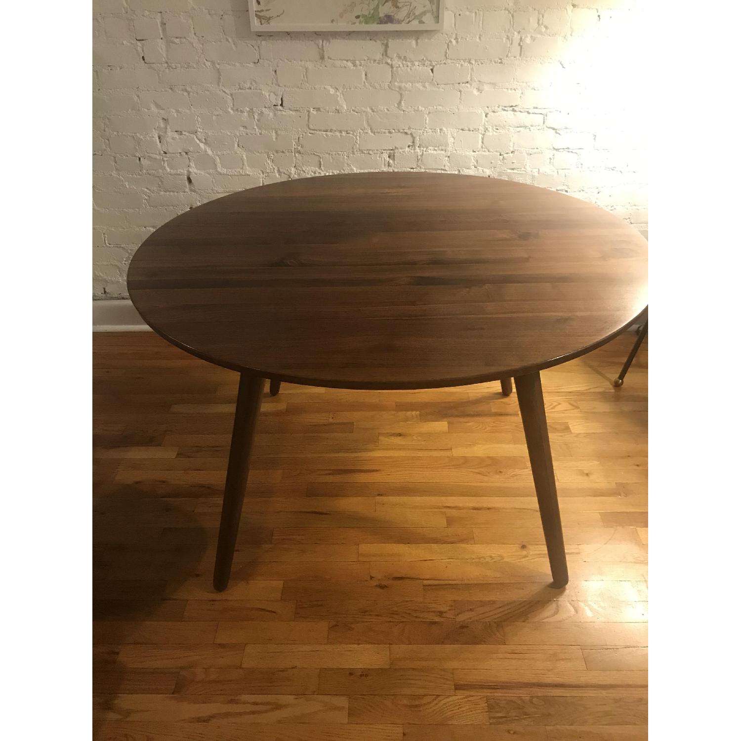 Article Seno Walnut Round Dining Table - image-2