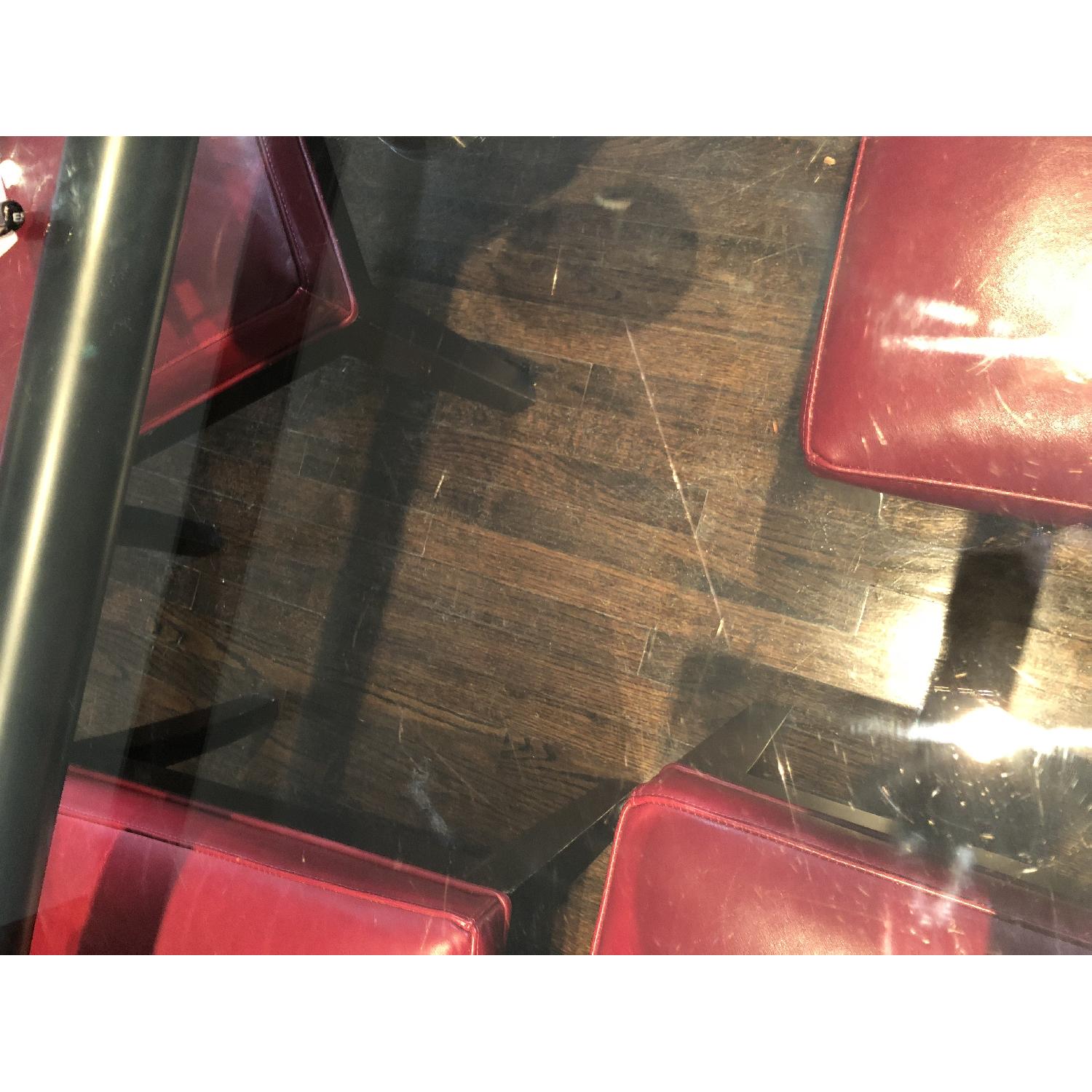 Roche Bobois Glass Extension Dining Table - image-3