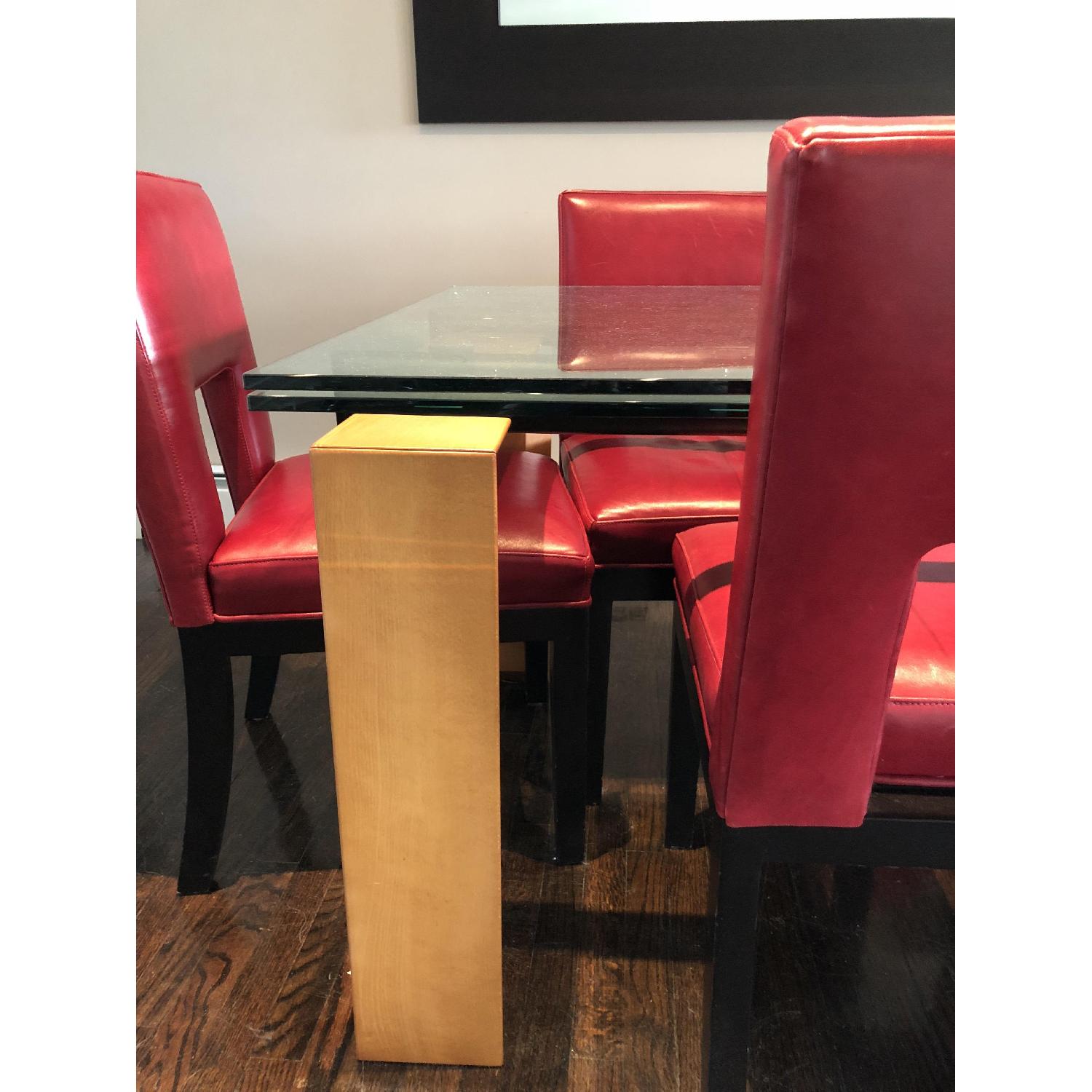 Roche Bobois Glass Extension Dining Table - image-4