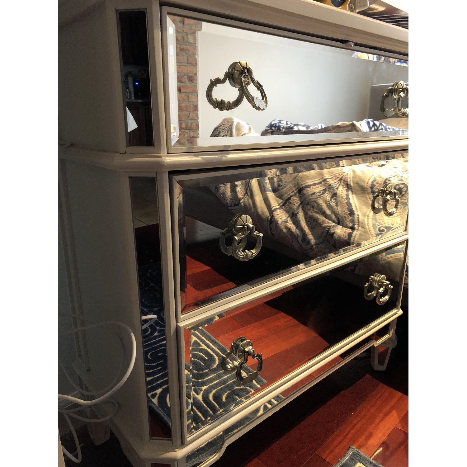 Pier 1 Mirrored 3 Drawer Dresser AptDeco