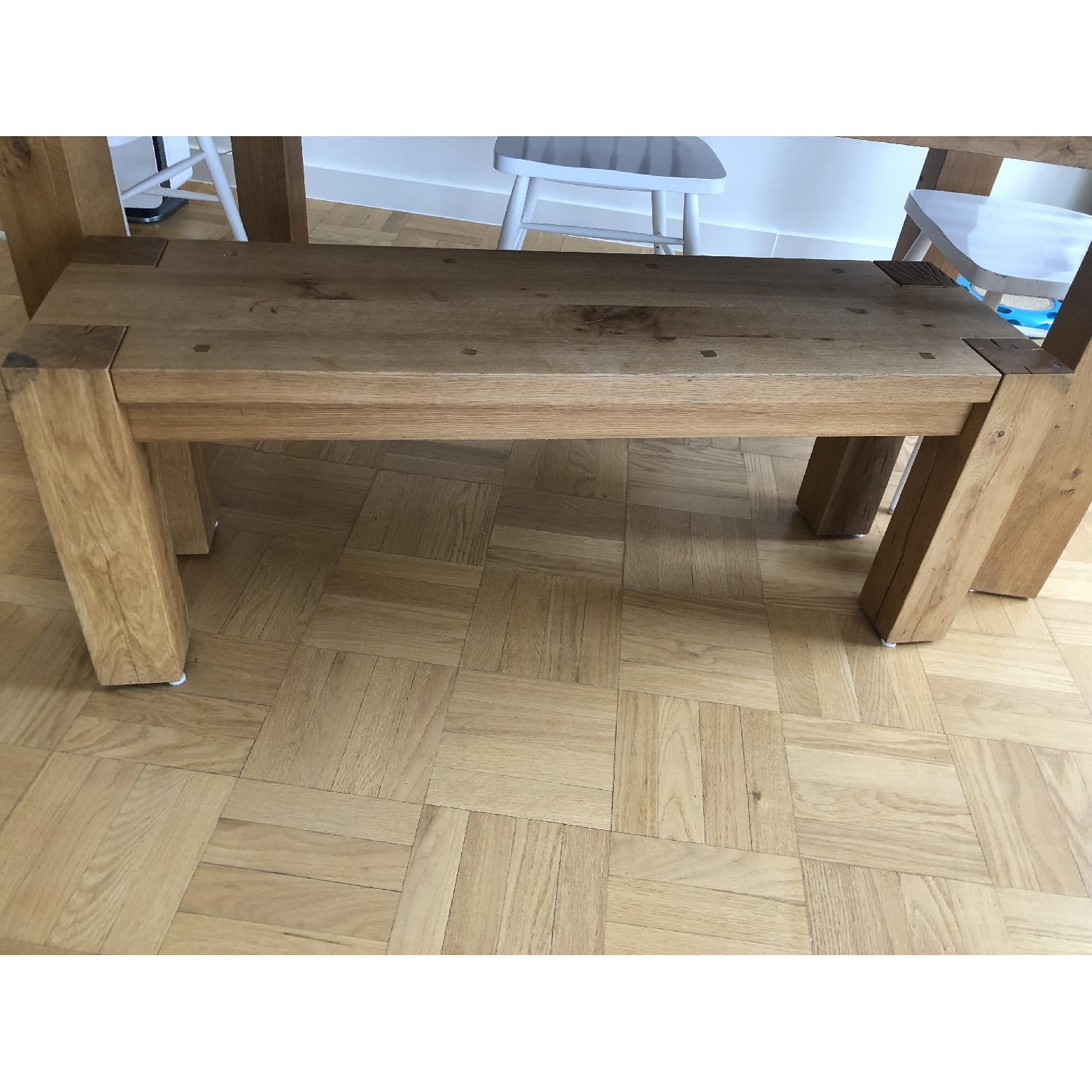 Crate & Barrel Big Sur Natural Bench - image-2