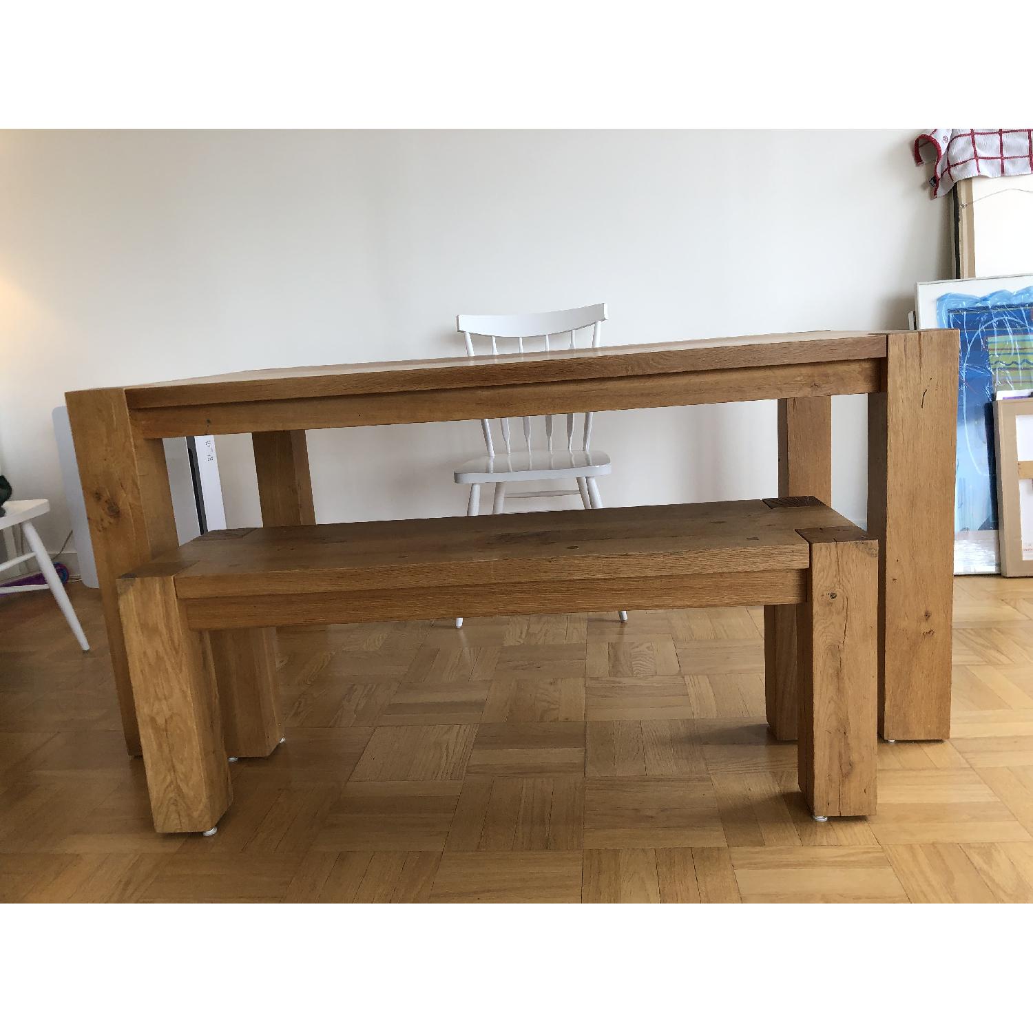 Crate & Barrel Big Sur Natural Bench - image-4