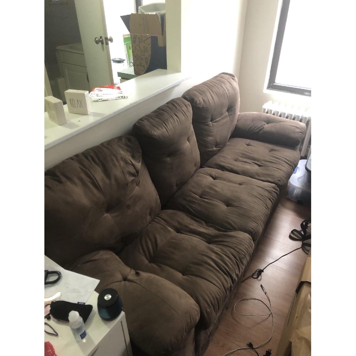 Buchannan Microfiber 3 Seater Sofa - image-2