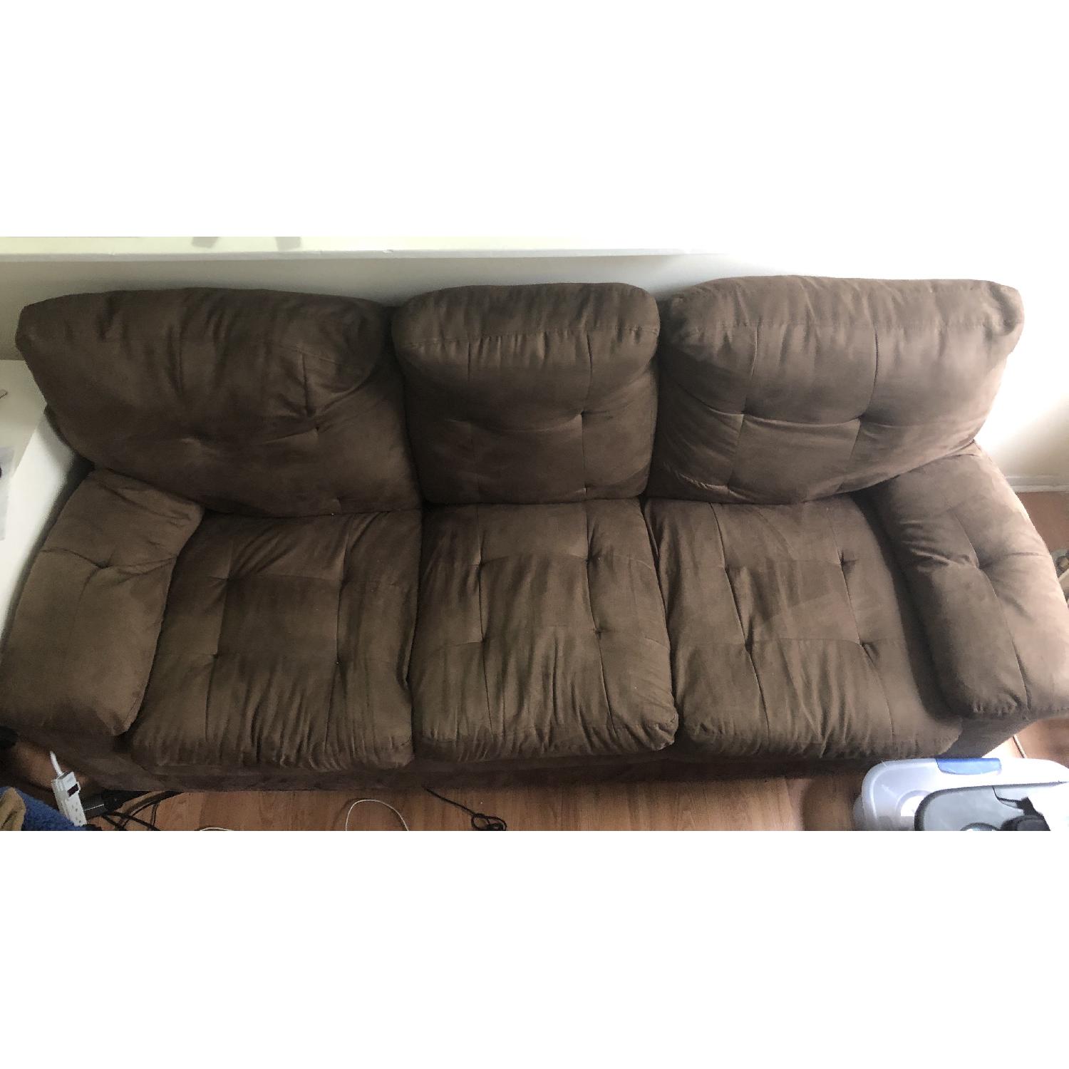 Buchannan Microfiber 3 Seater Sofa - image-3