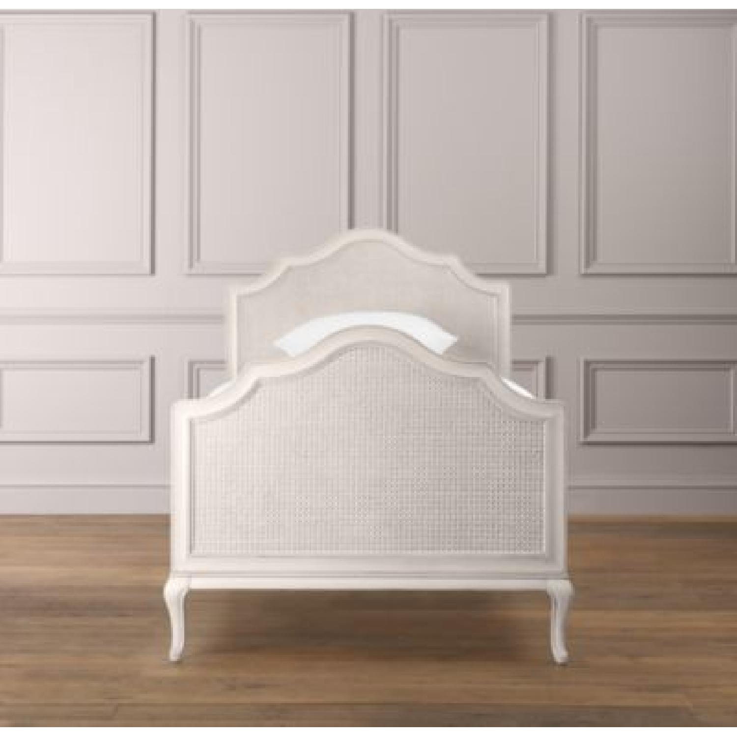 Restoration Hardware Adele Twin Bed in Aged White - image-2