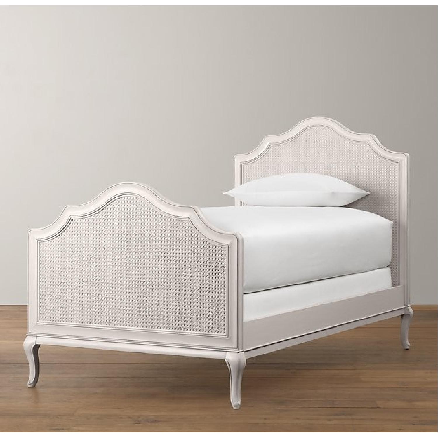 Restoration Hardware Adele Twin Bed in Aged White - image-4