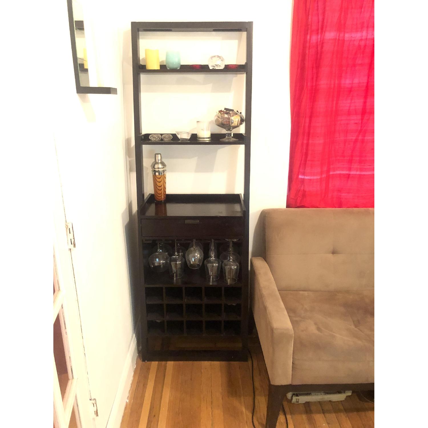 Crate & Barrel Leaning Bar - image-1