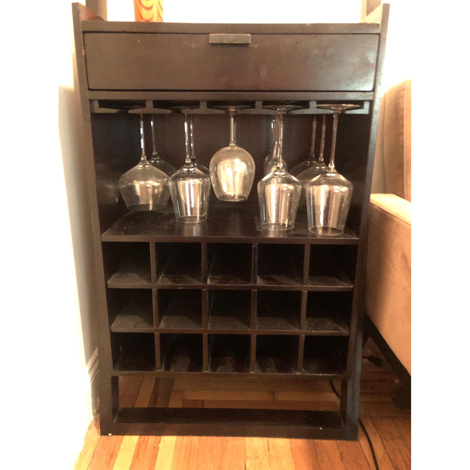 Crate & Barrel Leaning Bar - image-3