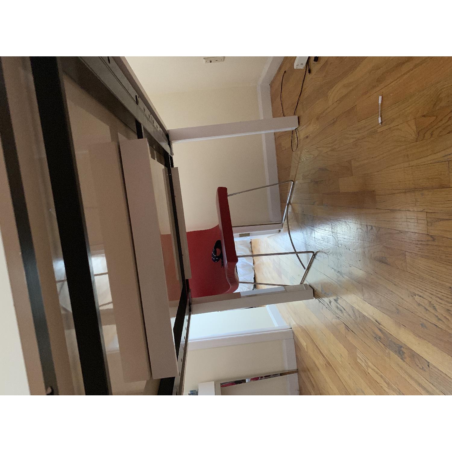 Ligne Roset White Gloss Lacquer Extendable Dining Table - image-3