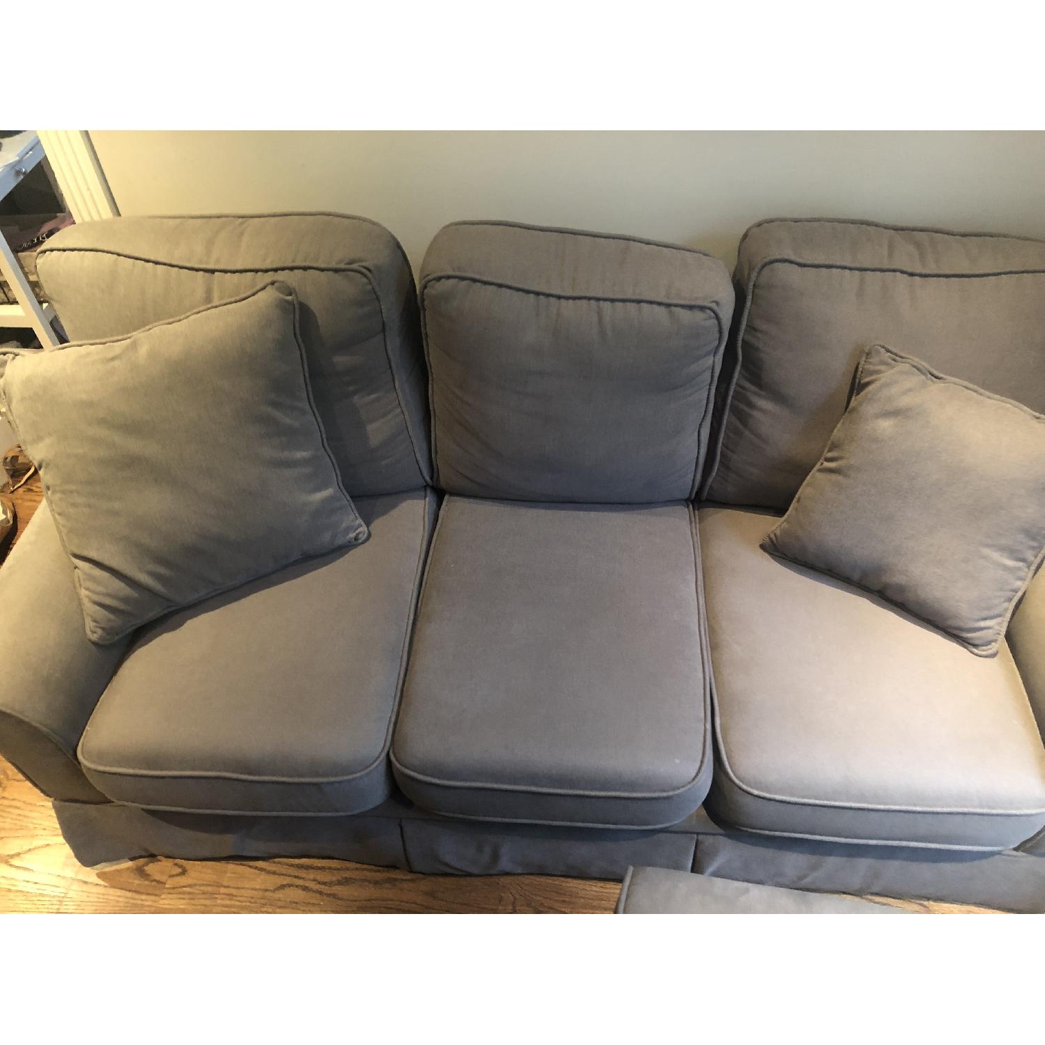 Bob's Katie Sofa in Charcoal AptDeco