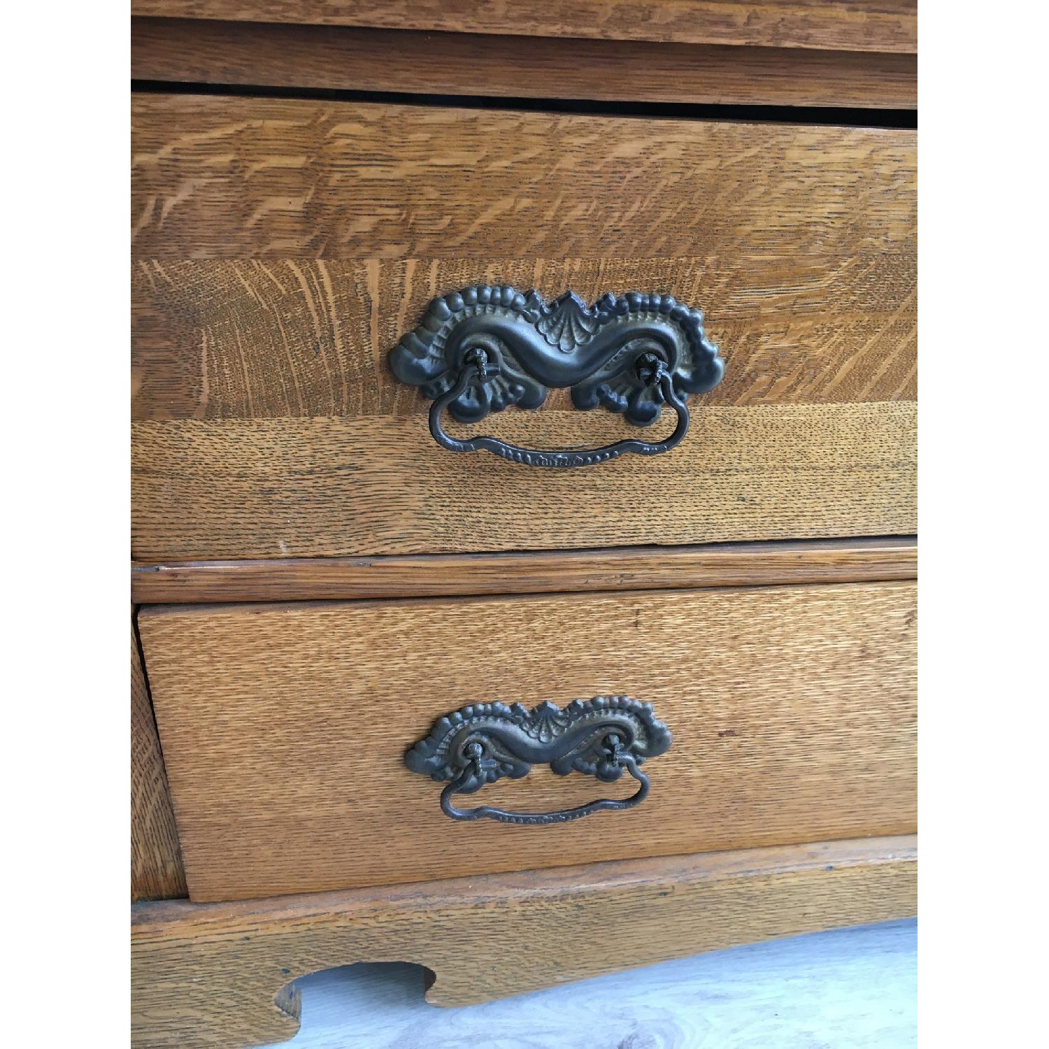 Antique Golden Oak Dresser - image-3
