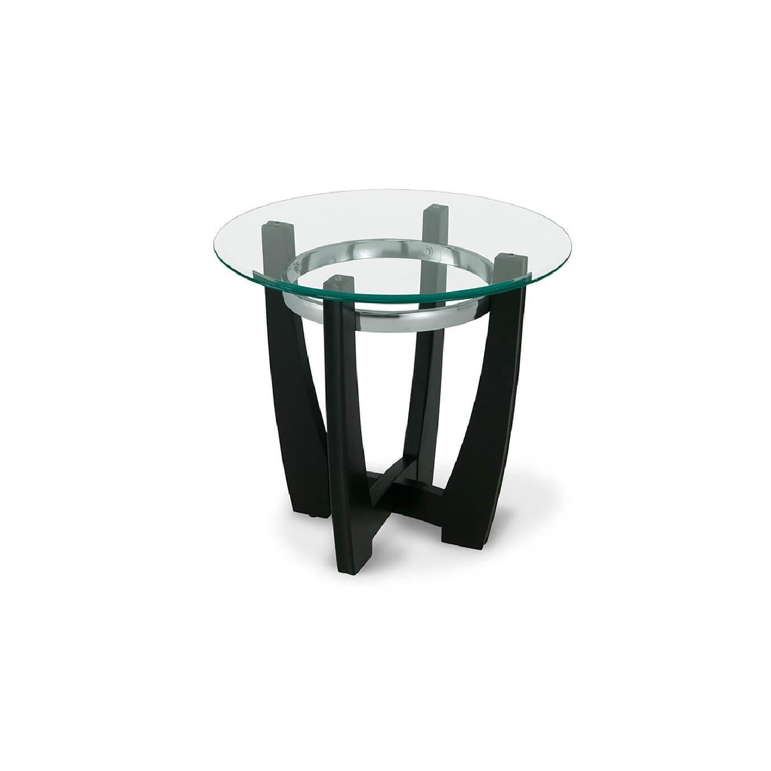 Bob's Glass Coffee Table + 1 End Table - image-6