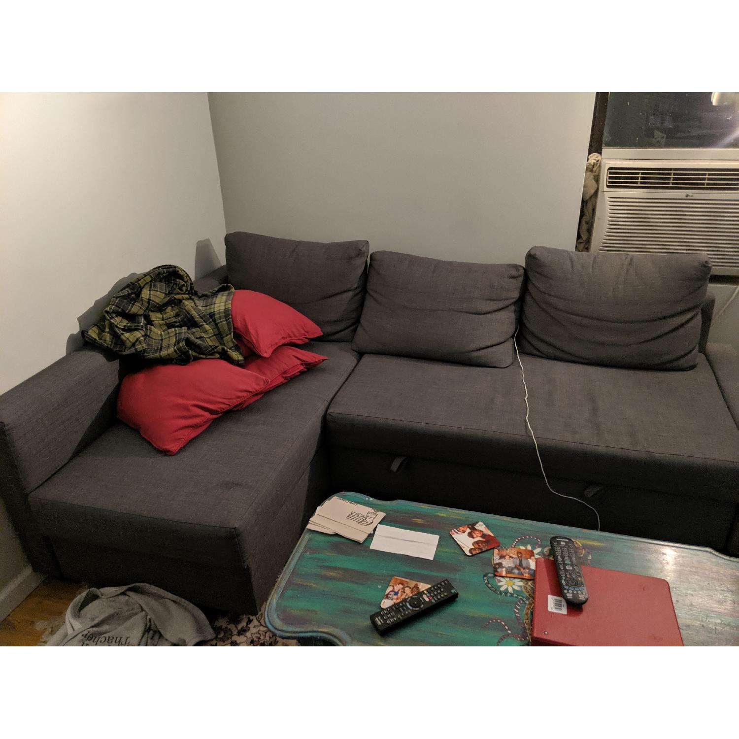 Ikea Friheten Sleeper Sectional Sofa w/ Storage - image-1