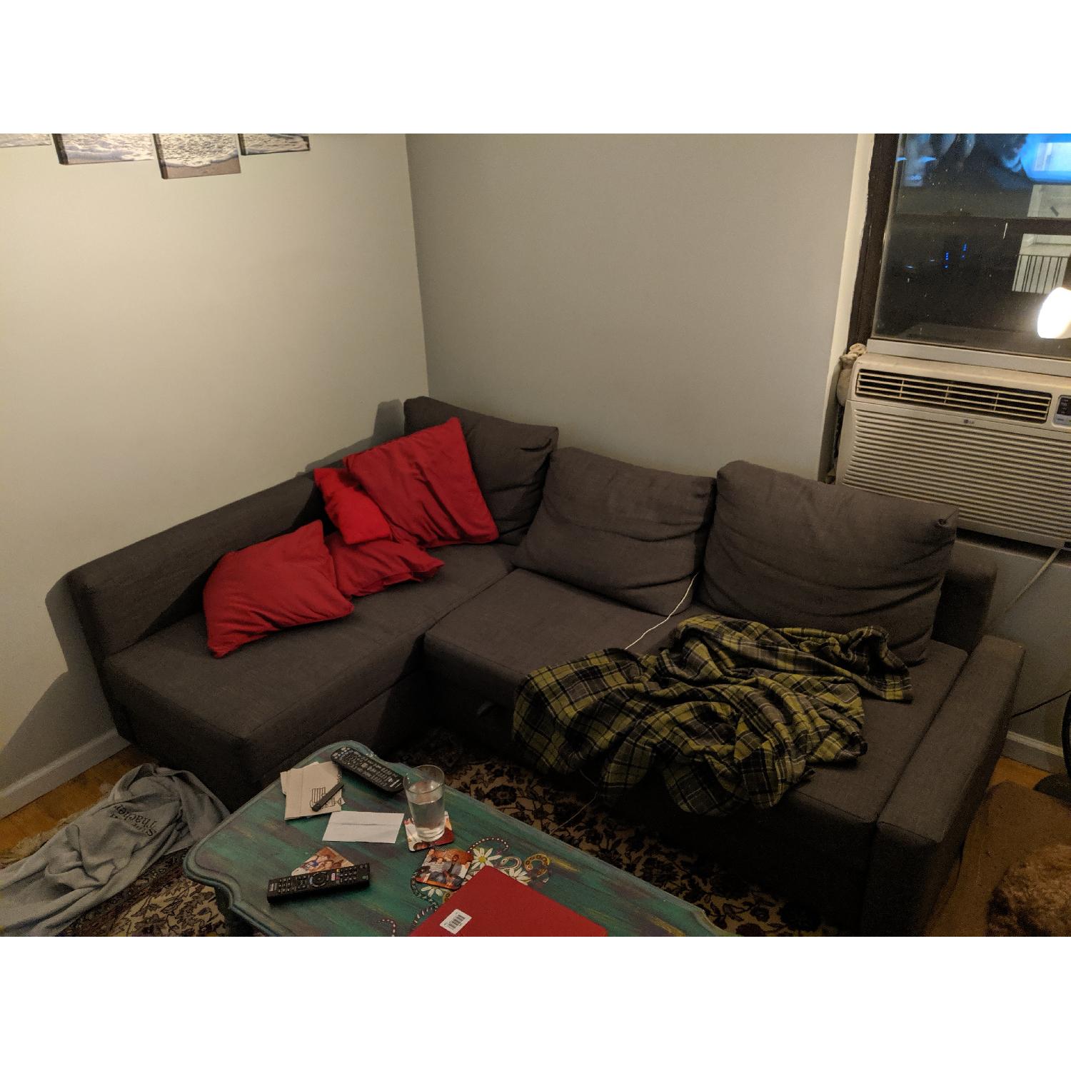 Ikea Friheten Sleeper Sectional Sofa w/ Storage - image-3