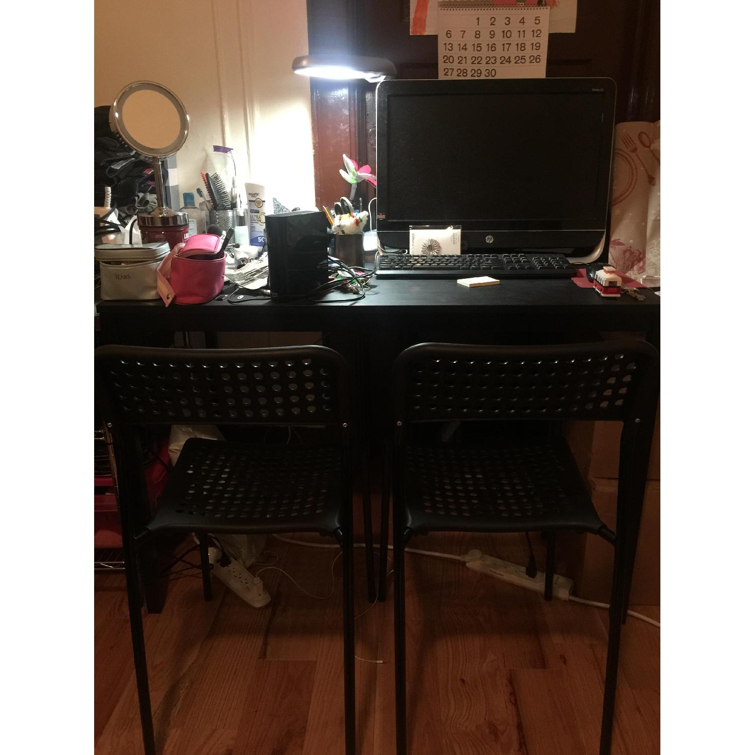 Ikea Table w/ 4 Chairs in Black - image-3