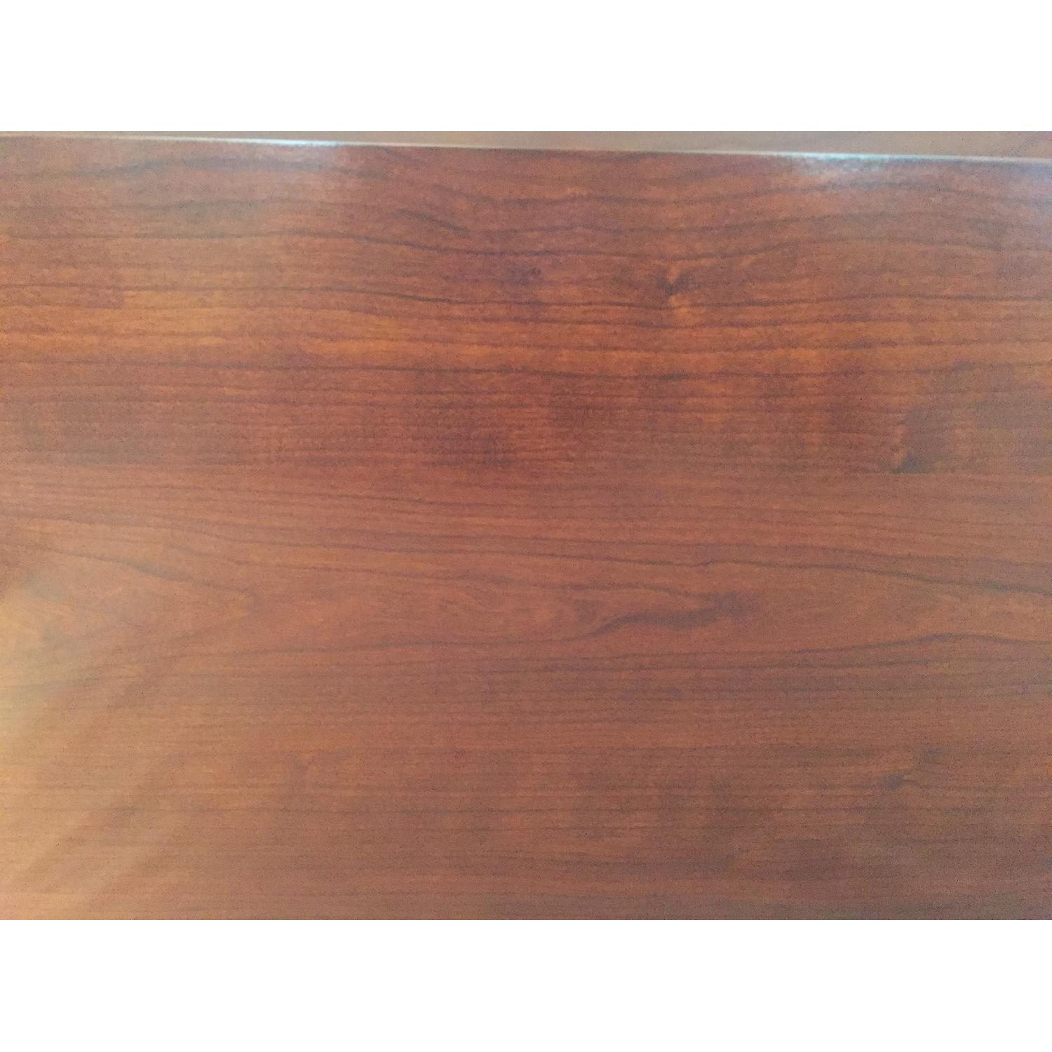 Cherry Wood Queen Size Sleigh Bed Frame - image-3