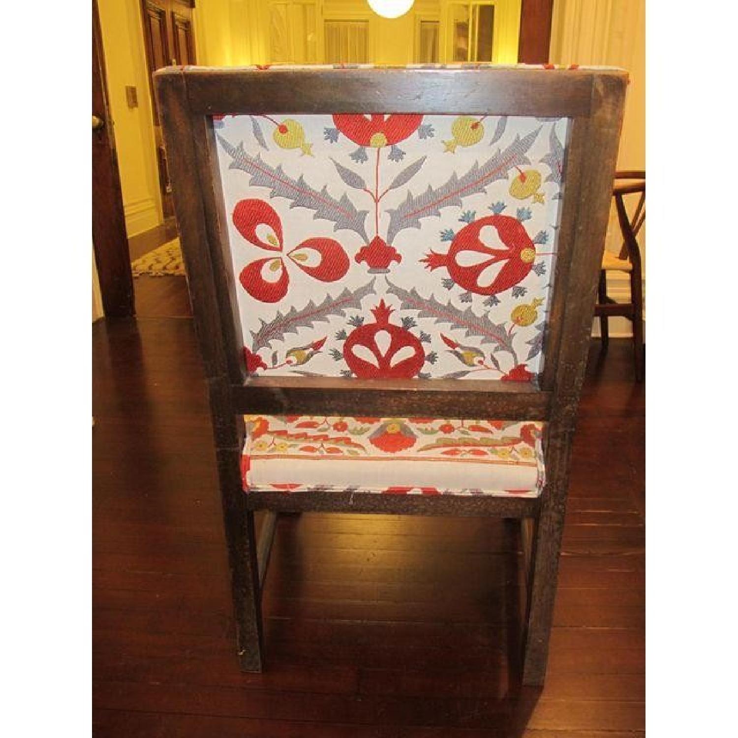 Antique Suzani Fabric Armchairs - image-3