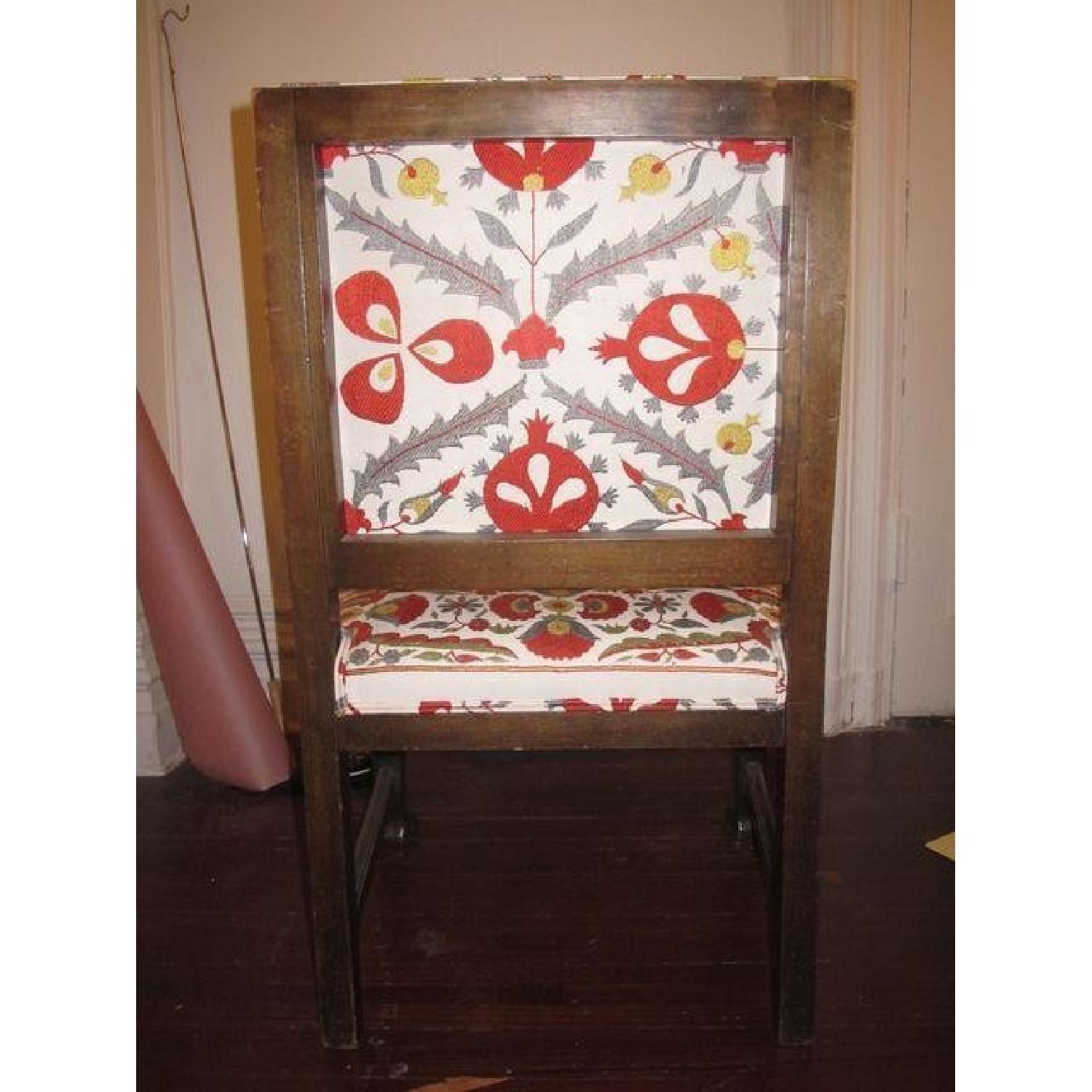 Antique Suzani Fabric Armchairs - image-4