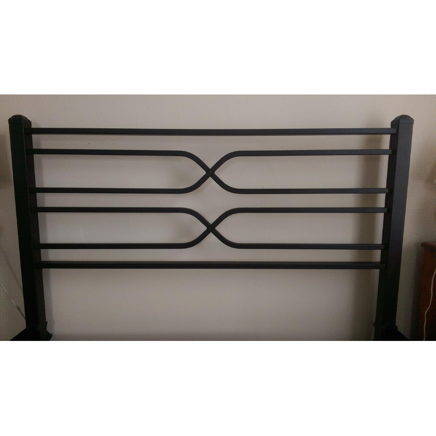 Amisco Full Size Metal Bed Frame w/ Headboard & Footboard - image-3