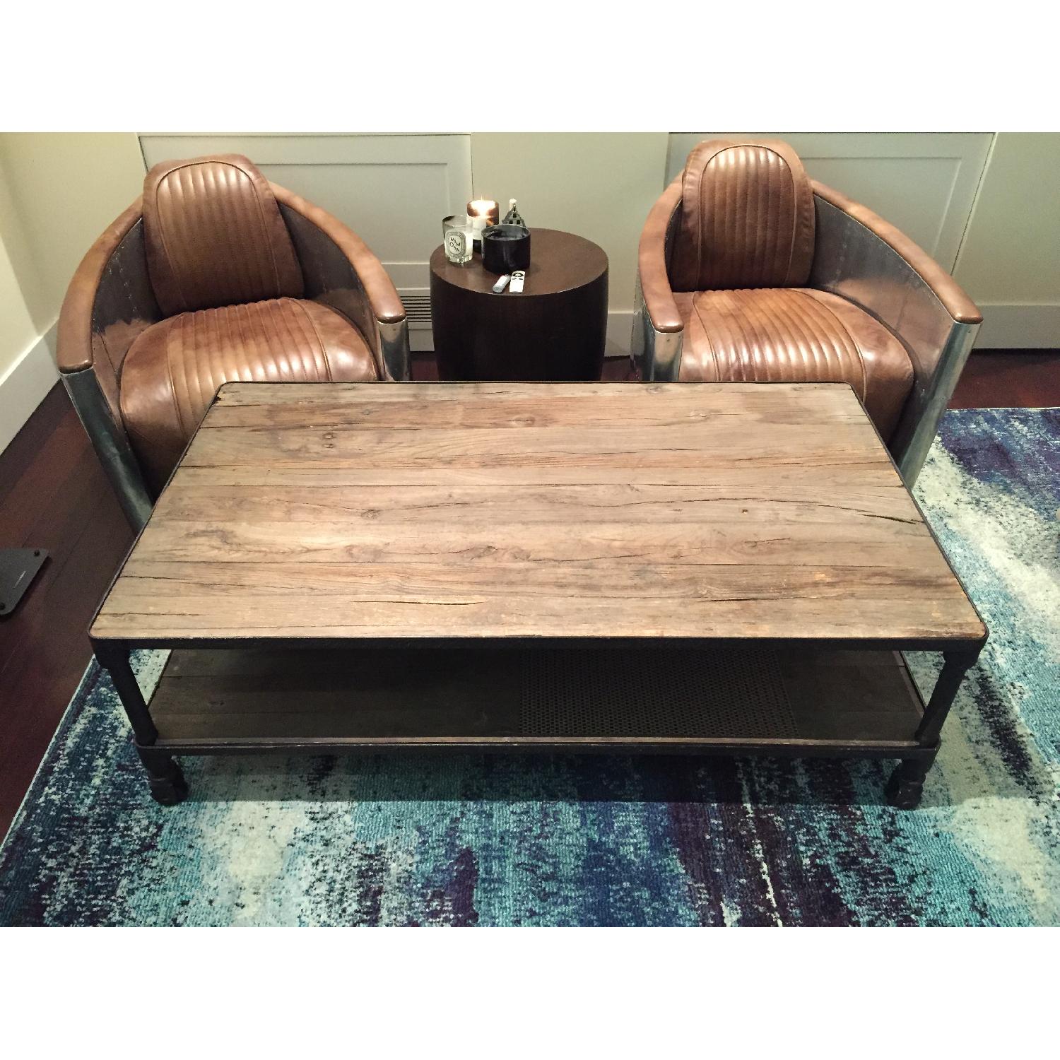 Restoration Hardware Dutch Industrial Coffee Table - image-1