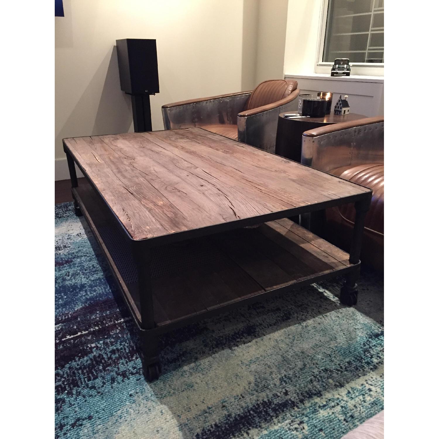 Restoration Hardware Dutch Industrial Coffee Table - image-2
