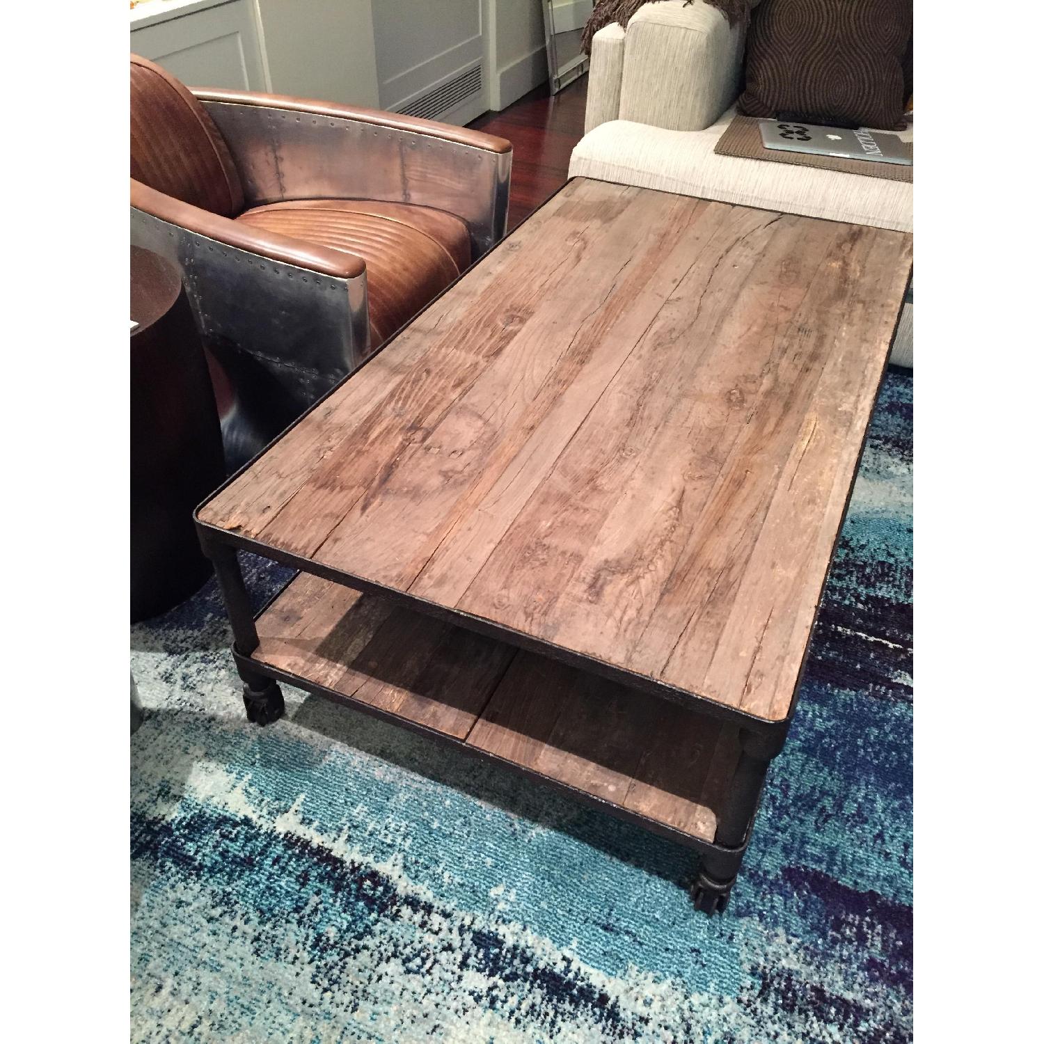 Restoration Hardware Dutch Industrial Coffee Table - image-3
