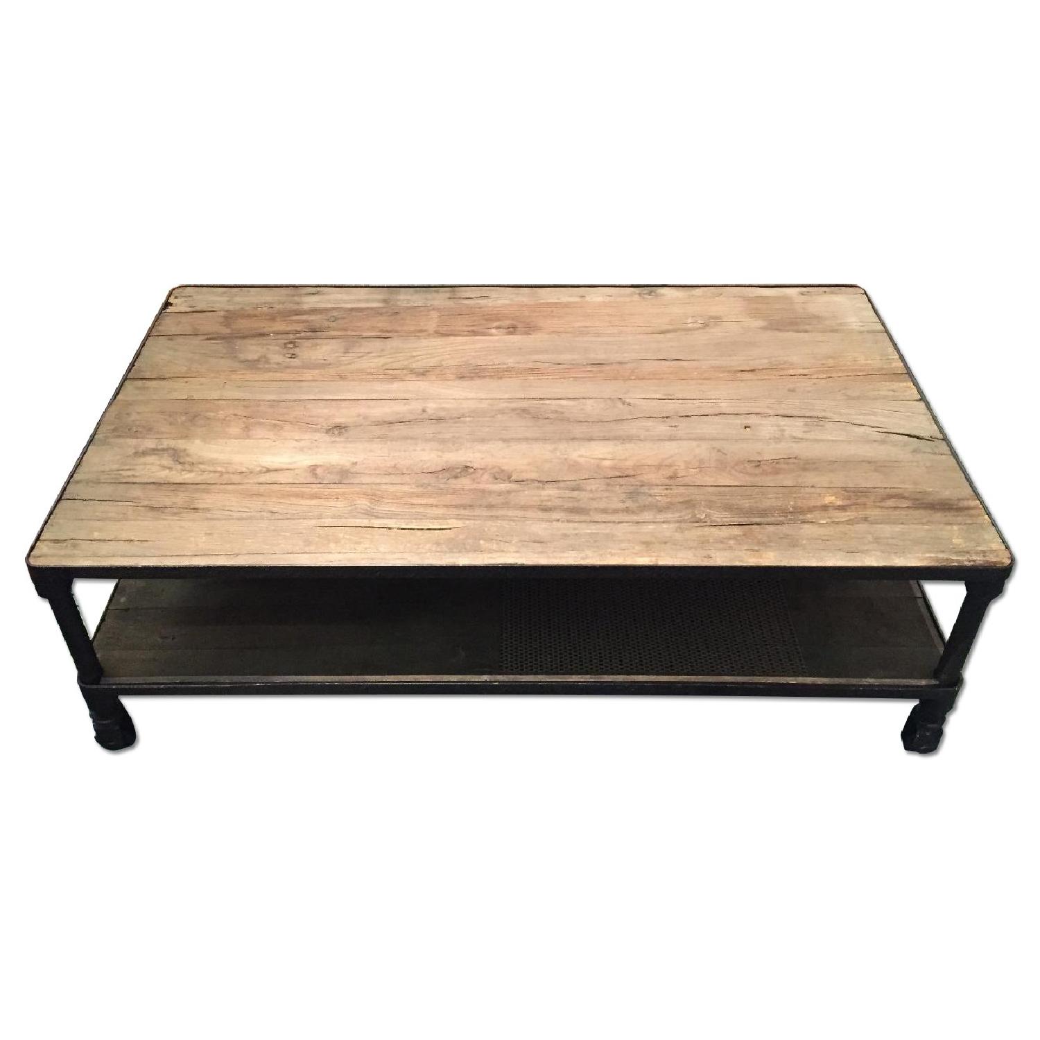 Restoration Hardware Dutch Industrial Coffee Table - image-0
