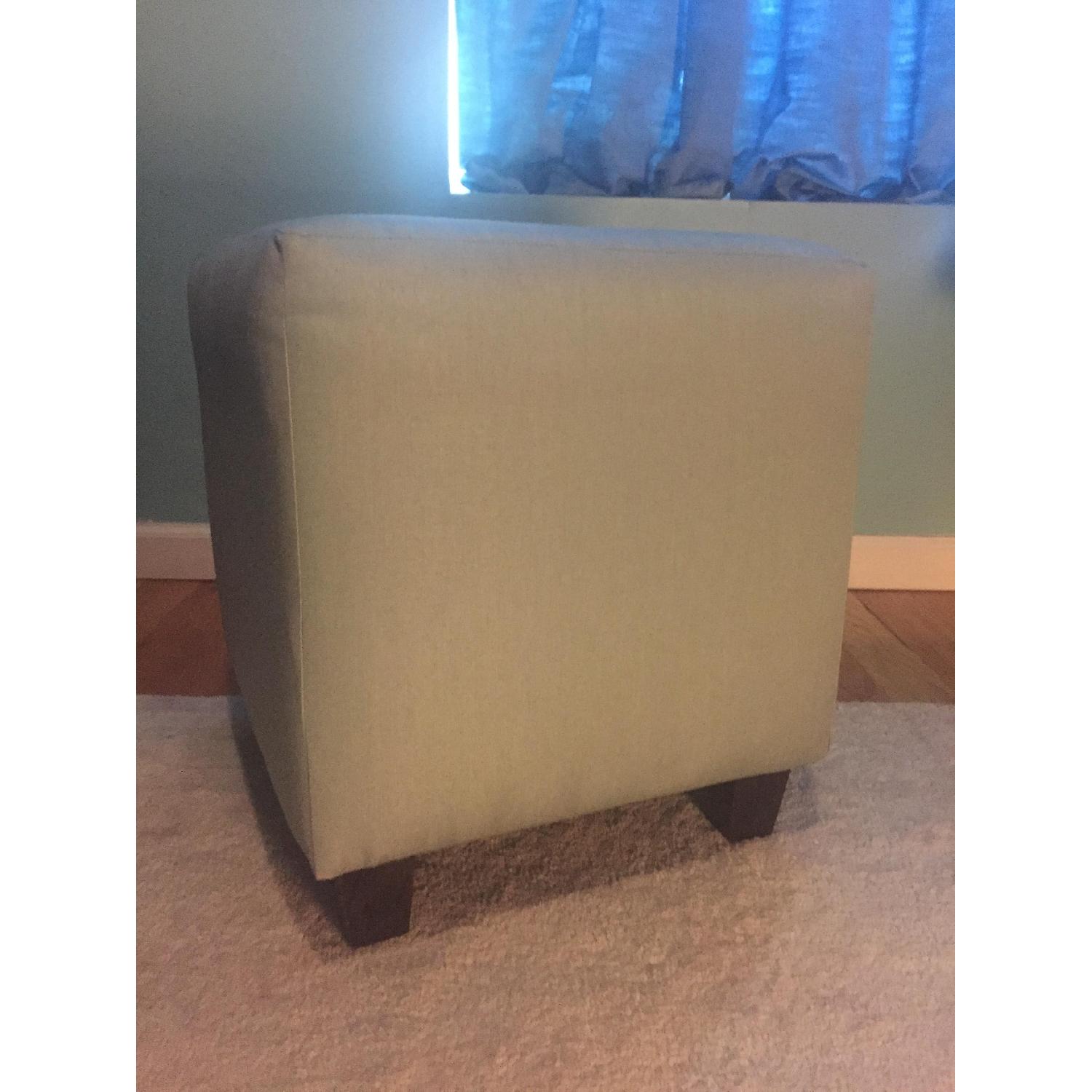 Ballard Designs Upholstered Cube Ottoman - image-2