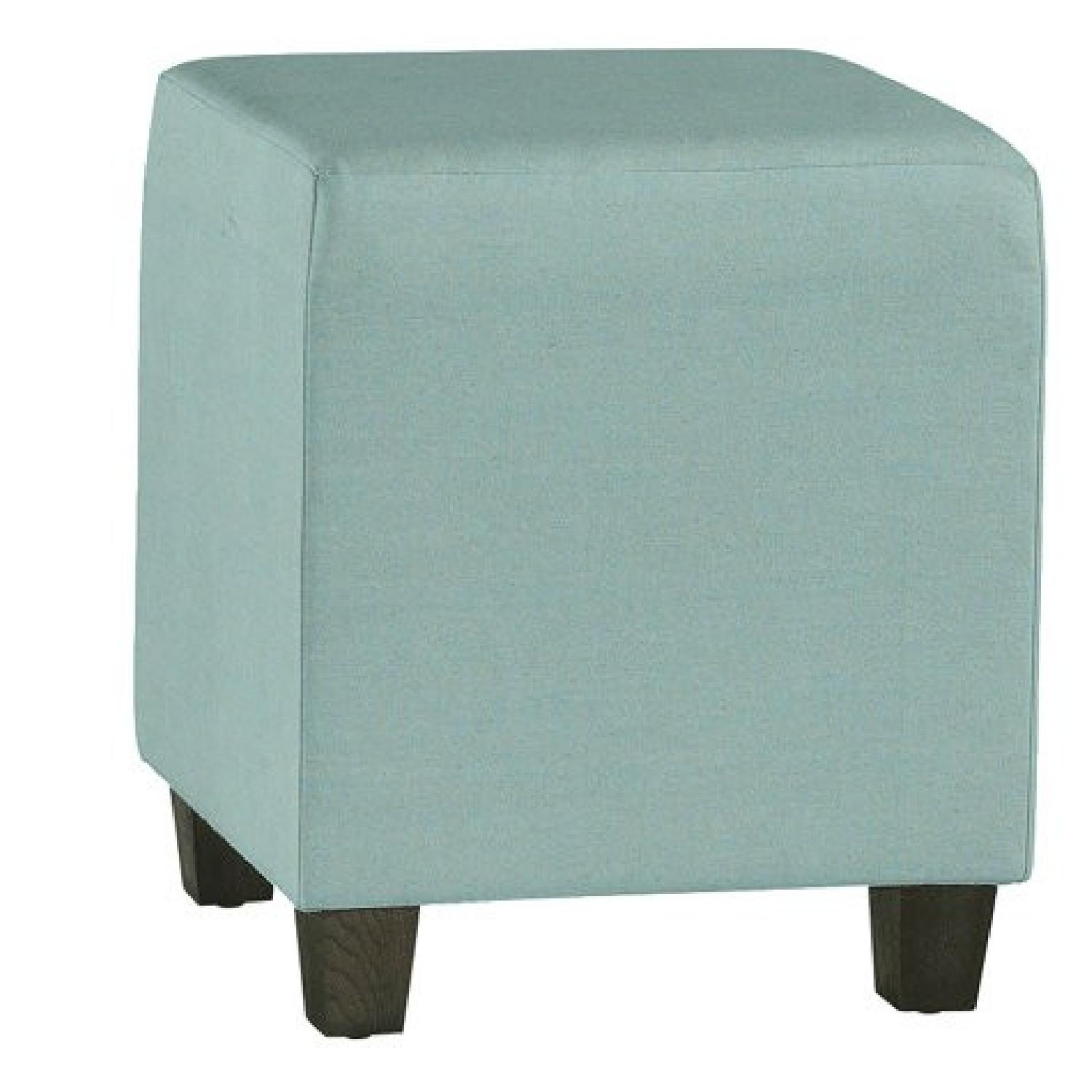 Ballard Designs Upholstered Cube Ottoman - image-7