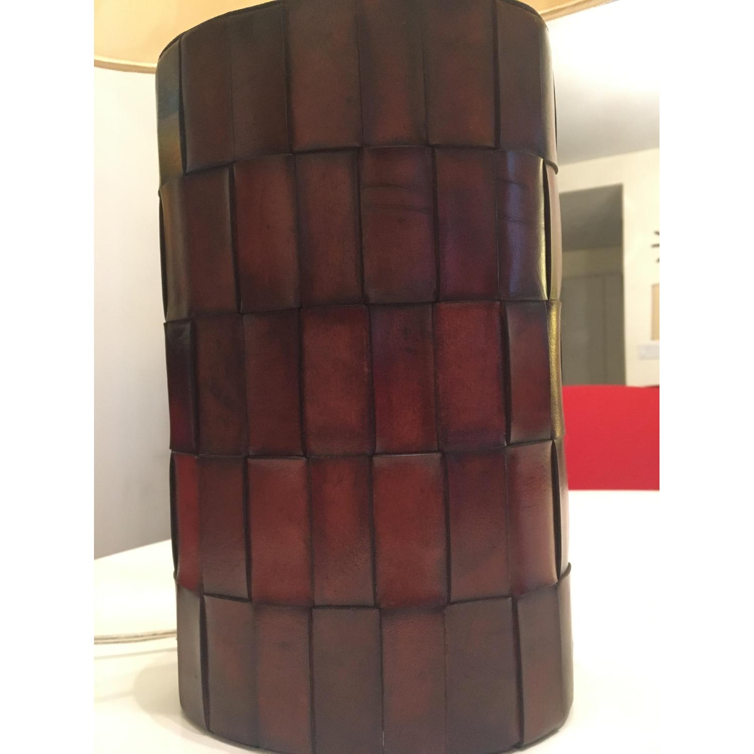 Leather & Canvas Table Lamps - image-1