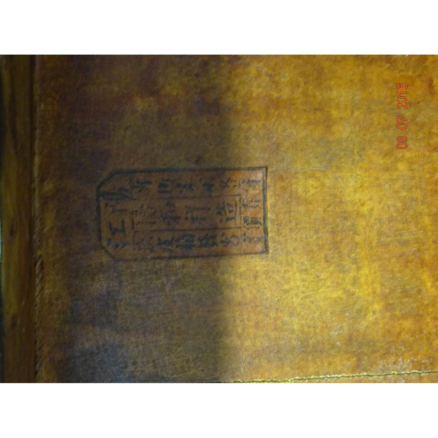 Antique Asian Hand-Painted Trunk - image-9
