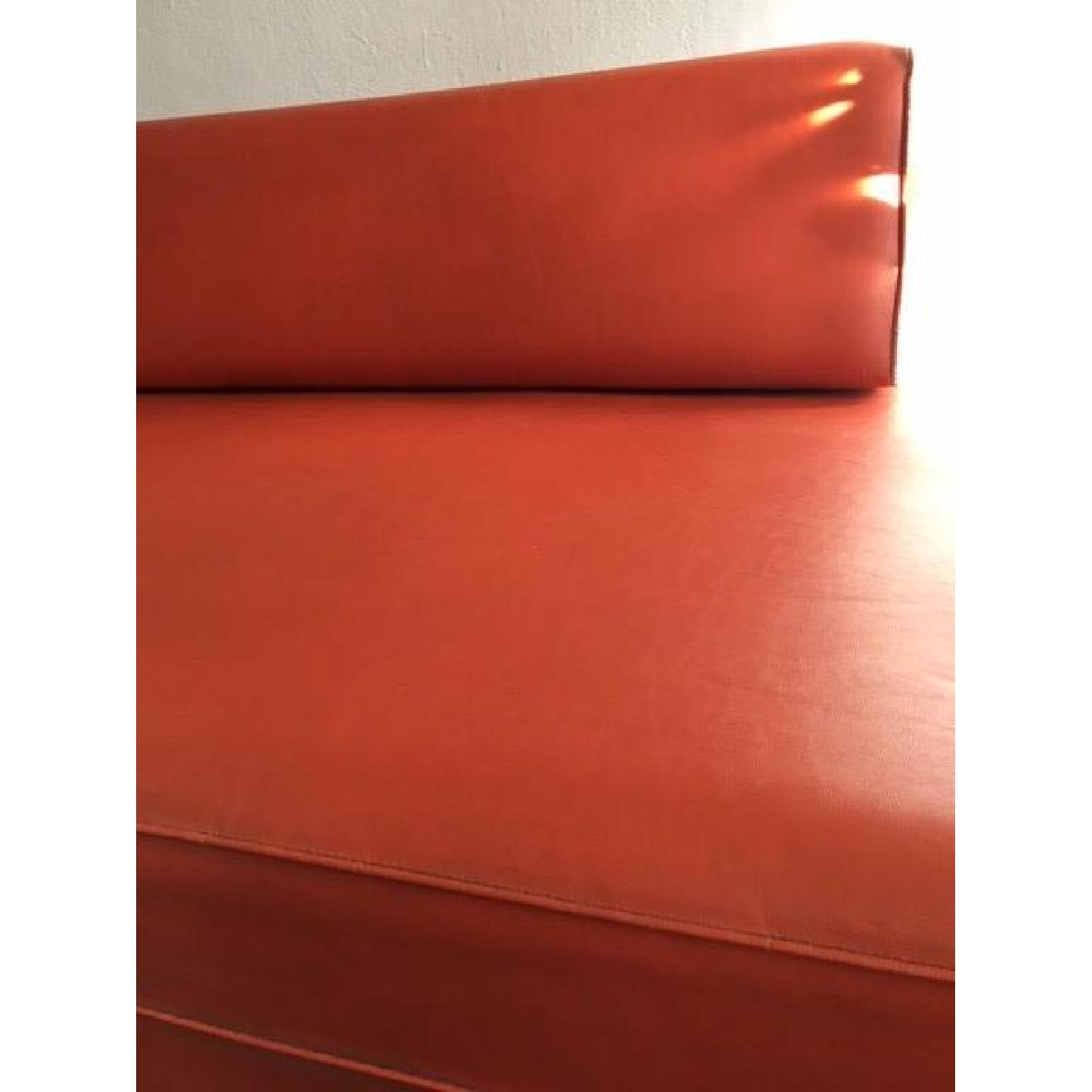 Mid-Century Vintage Vinyl Daybed Sofa - image-2