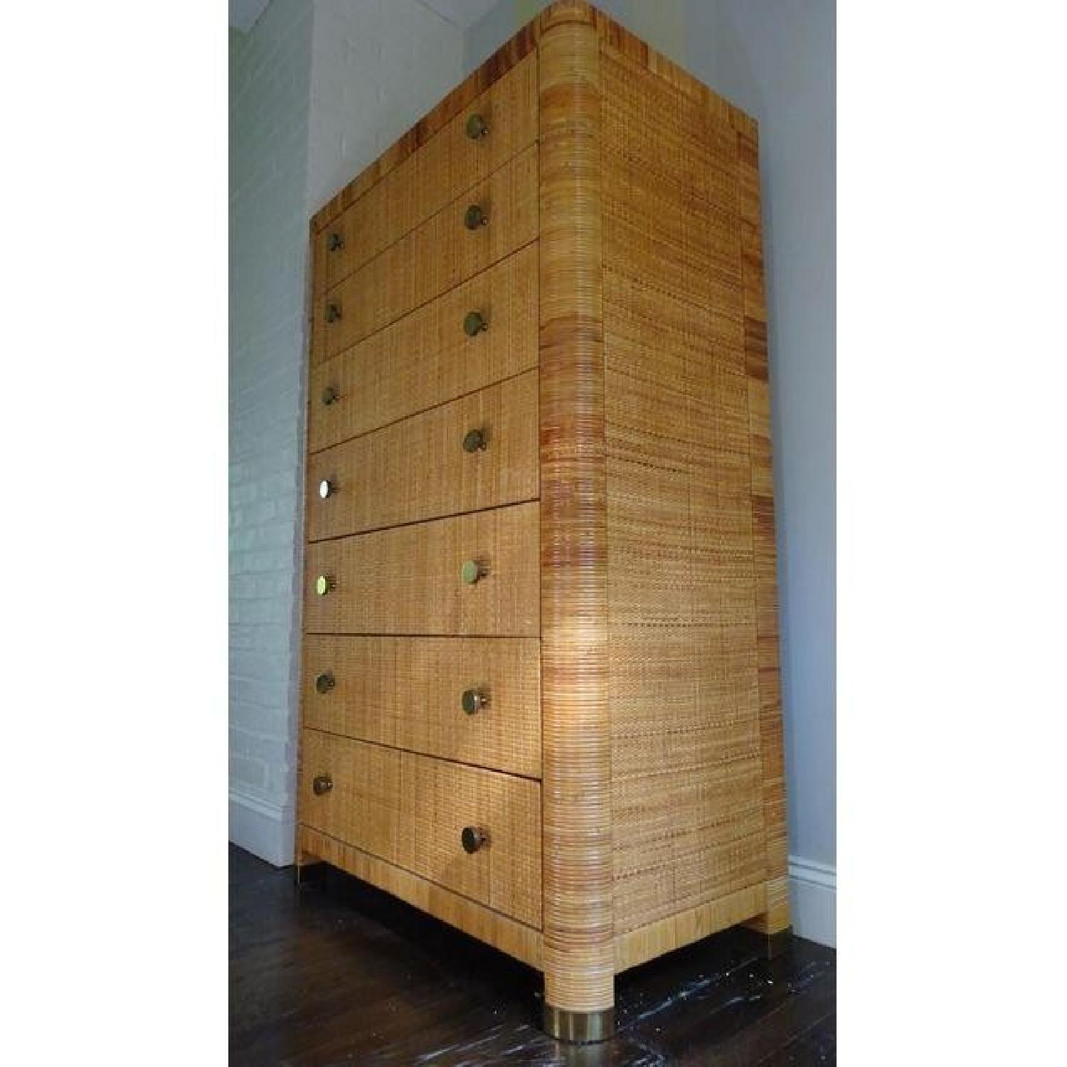 Vintage Bielecky Brothers Cane High Chest - image-5