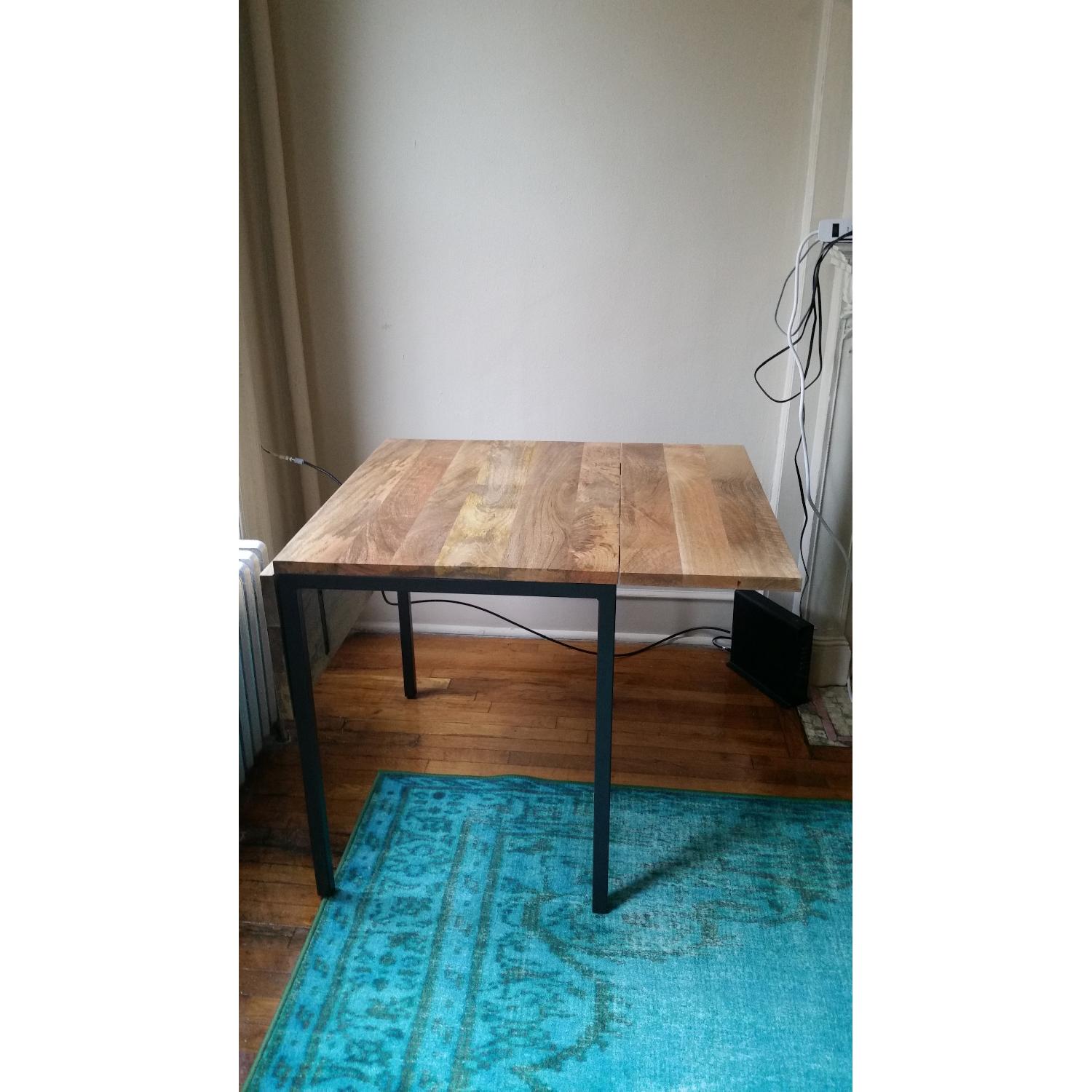 West Elm Drop Leaf Expandable Table - image-2