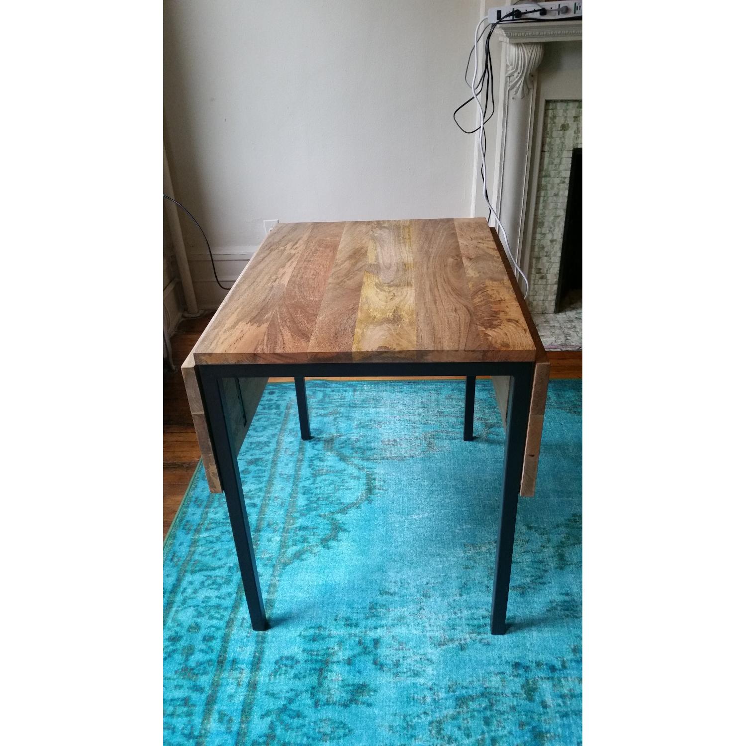 West Elm Drop Leaf Expandable Table - image-3
