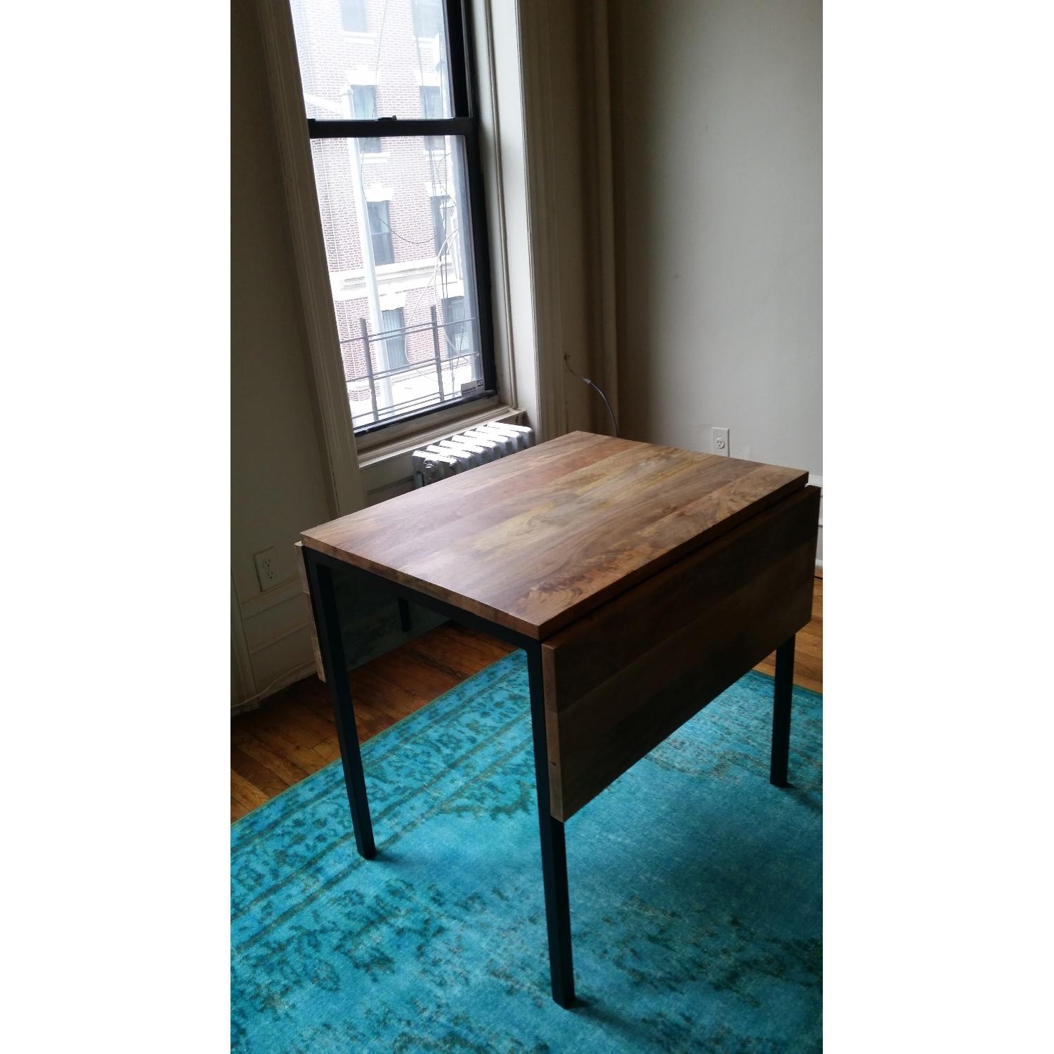 West Elm Drop Leaf Expandable Table - image-4