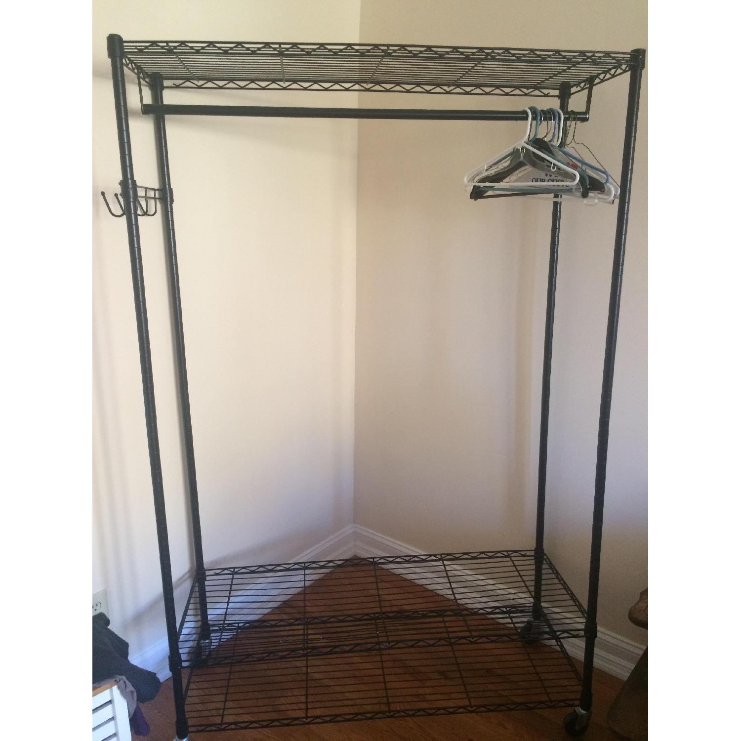 Ikea Black Metal Clothing Rack - image-3