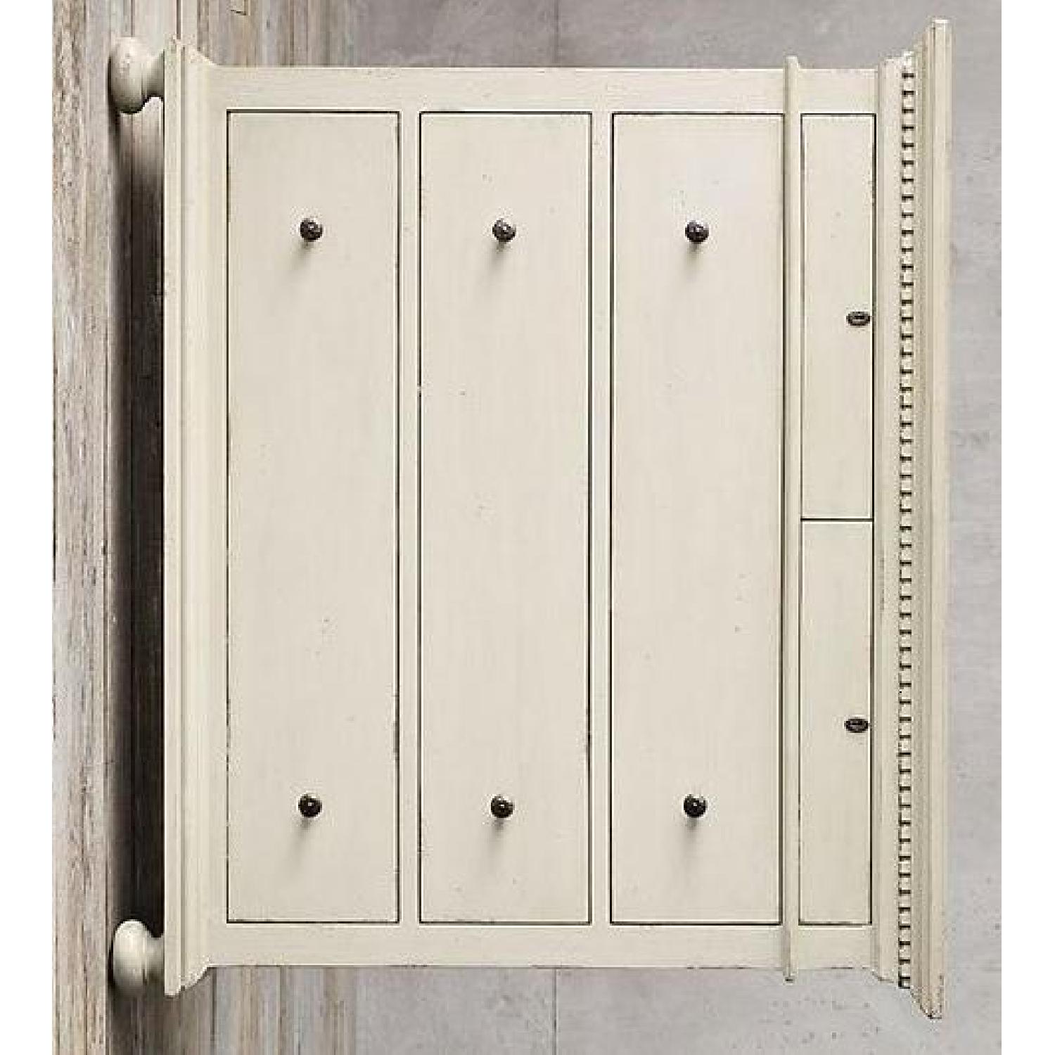 Restoration Hardware St. James 5-Drawer Dresser in Antiqued White - image-6